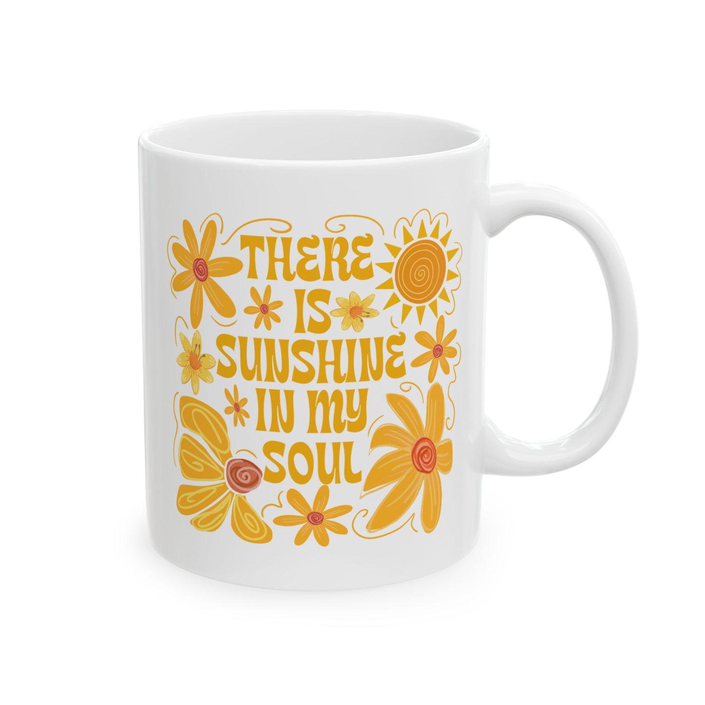 🌞 Sunshine in My Soul Mug – A Bright Start to Your Day! 🌻