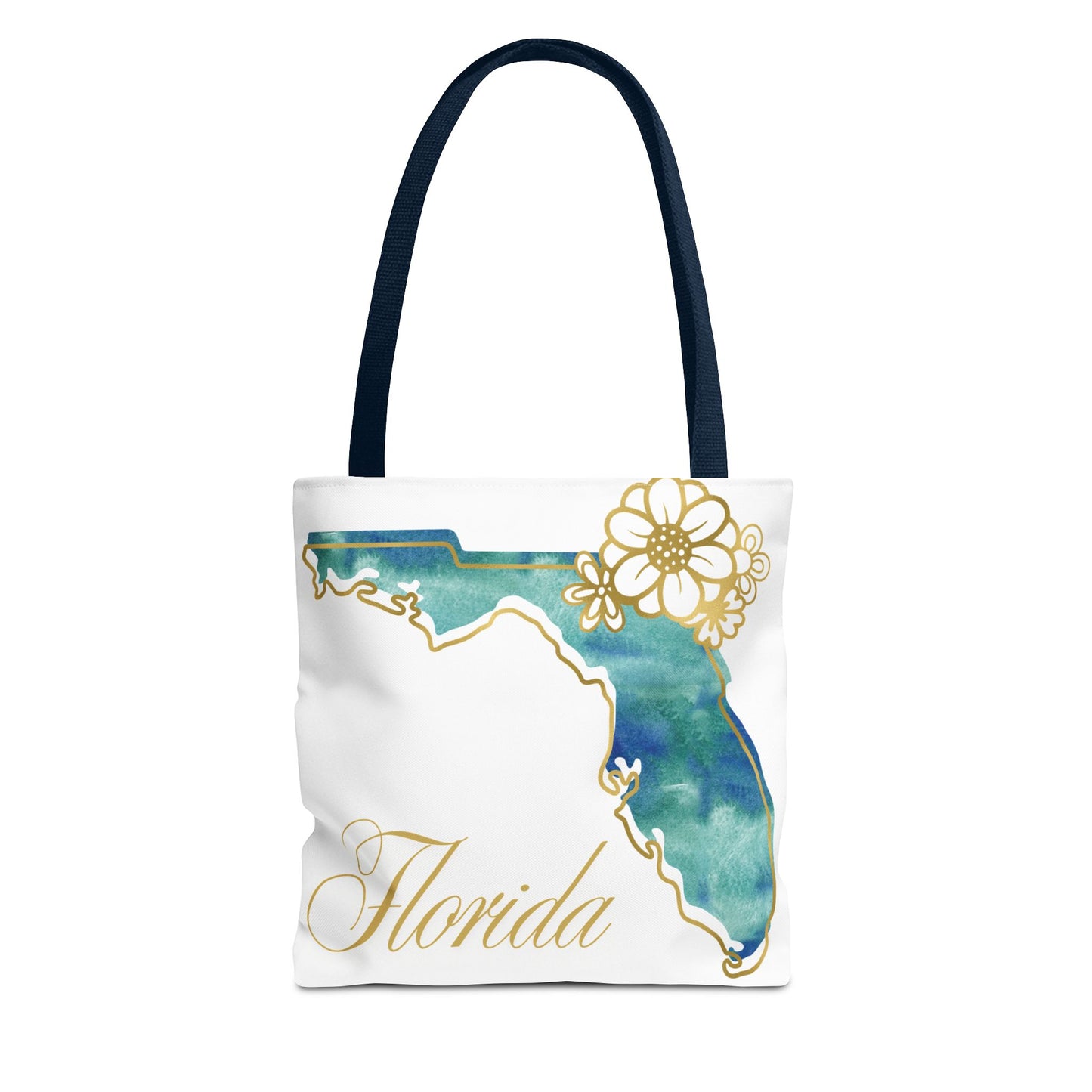 🌸 Florida State Floral Tote Bag – Elegant, Coastal & Practical 👜