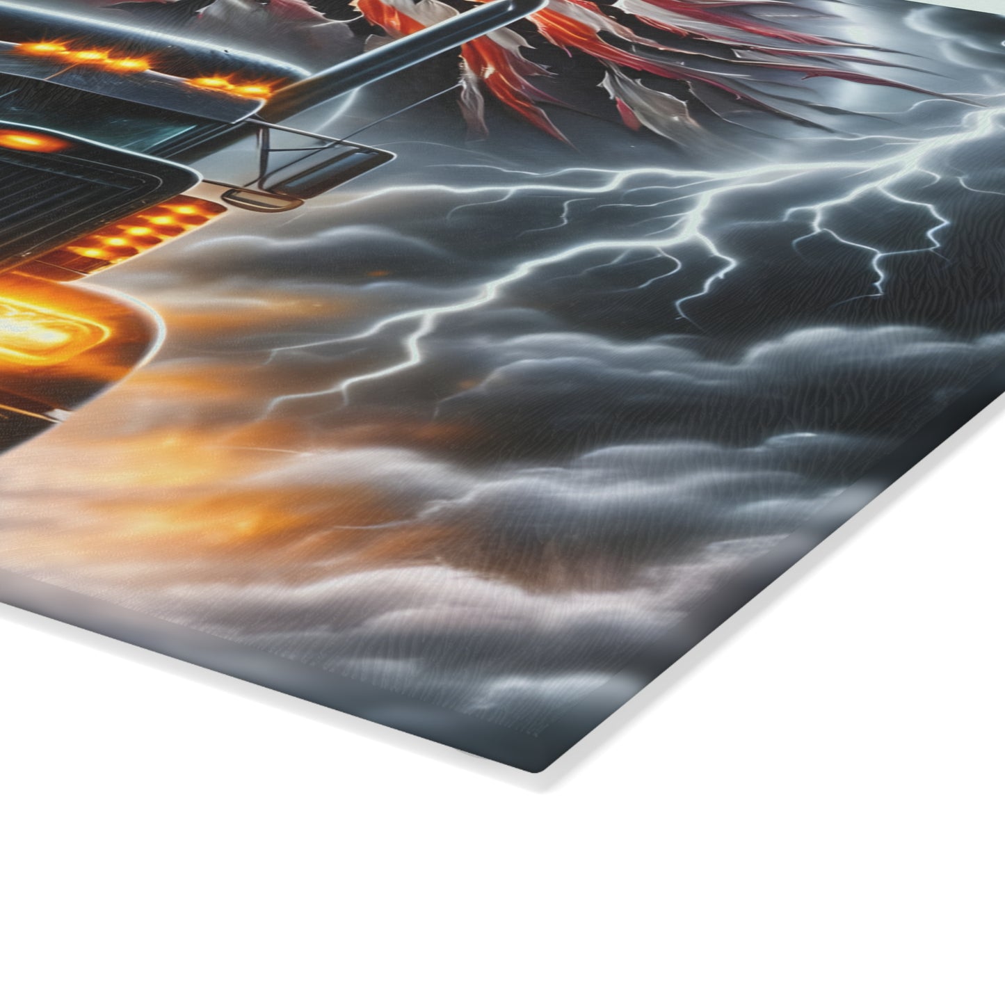 🚛⚡ American Trucker Storm Cutting Board – Power and Pride for Your Kitchen 🇺🇸