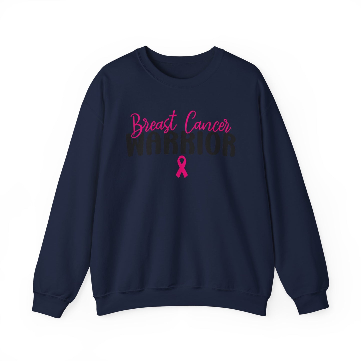 🎀💪 Breast Cancer Warrior Sweatshirt – Survivor Strength & Awareness Crewneck