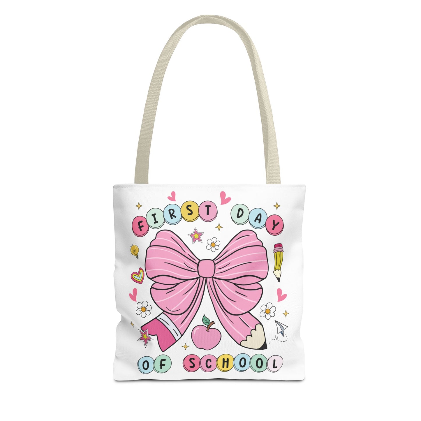 🎀 Coquette First Day of School Tote – Sweet Style for a Smart Start 📚