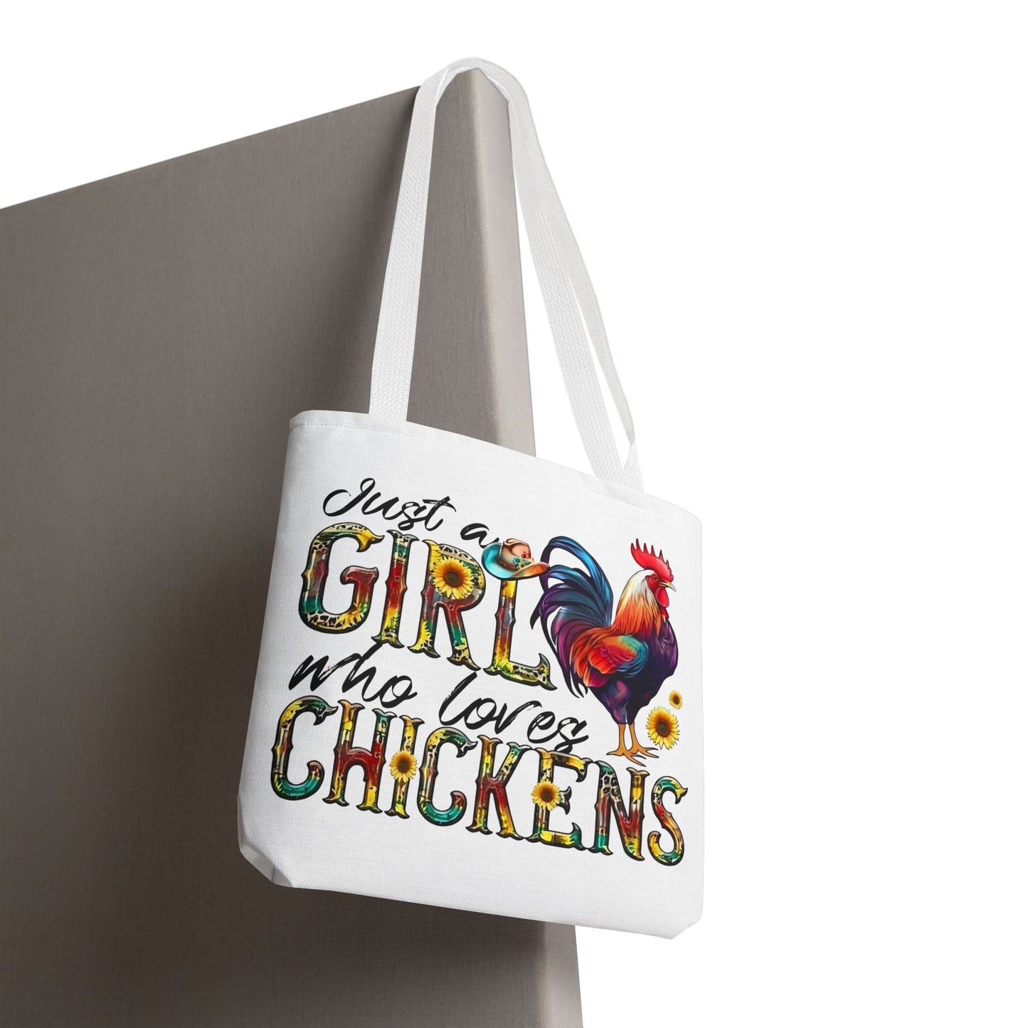 🐔 Solo una chica que ama las gallinas: Bolsa de tela estilo granja para amantes de las gallinas