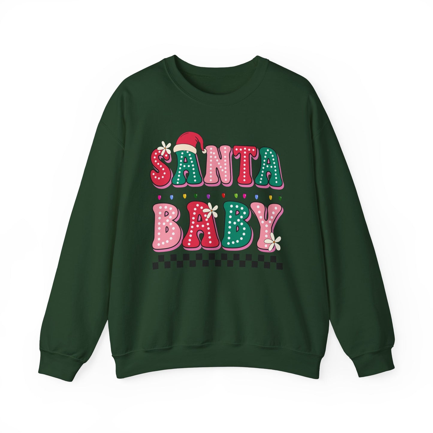 🎅✨ Santa Baby Retro Sweatshirt – Cute & Festive Holiday Style