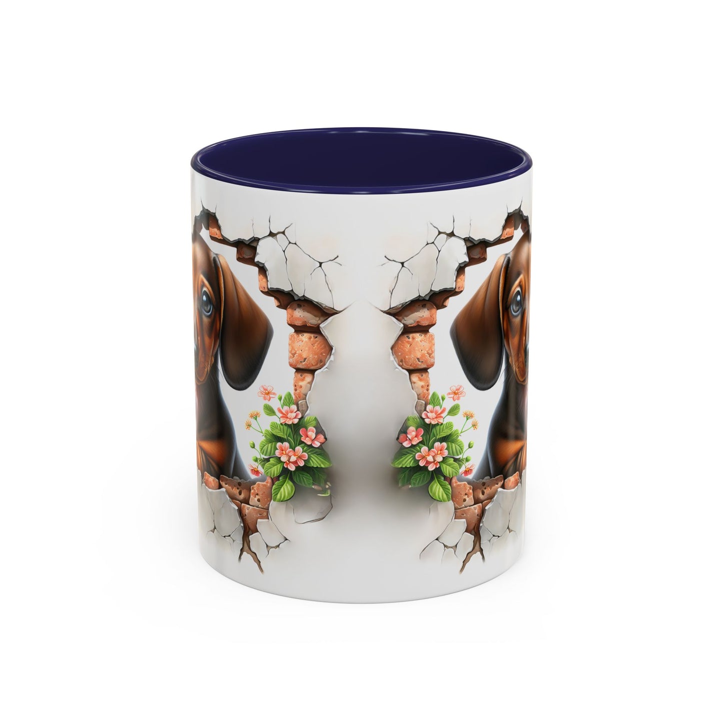 🐾🌭 Dachshund Puppy Accent Mug – Adorable Doxie Coffee Cup ☕❤️