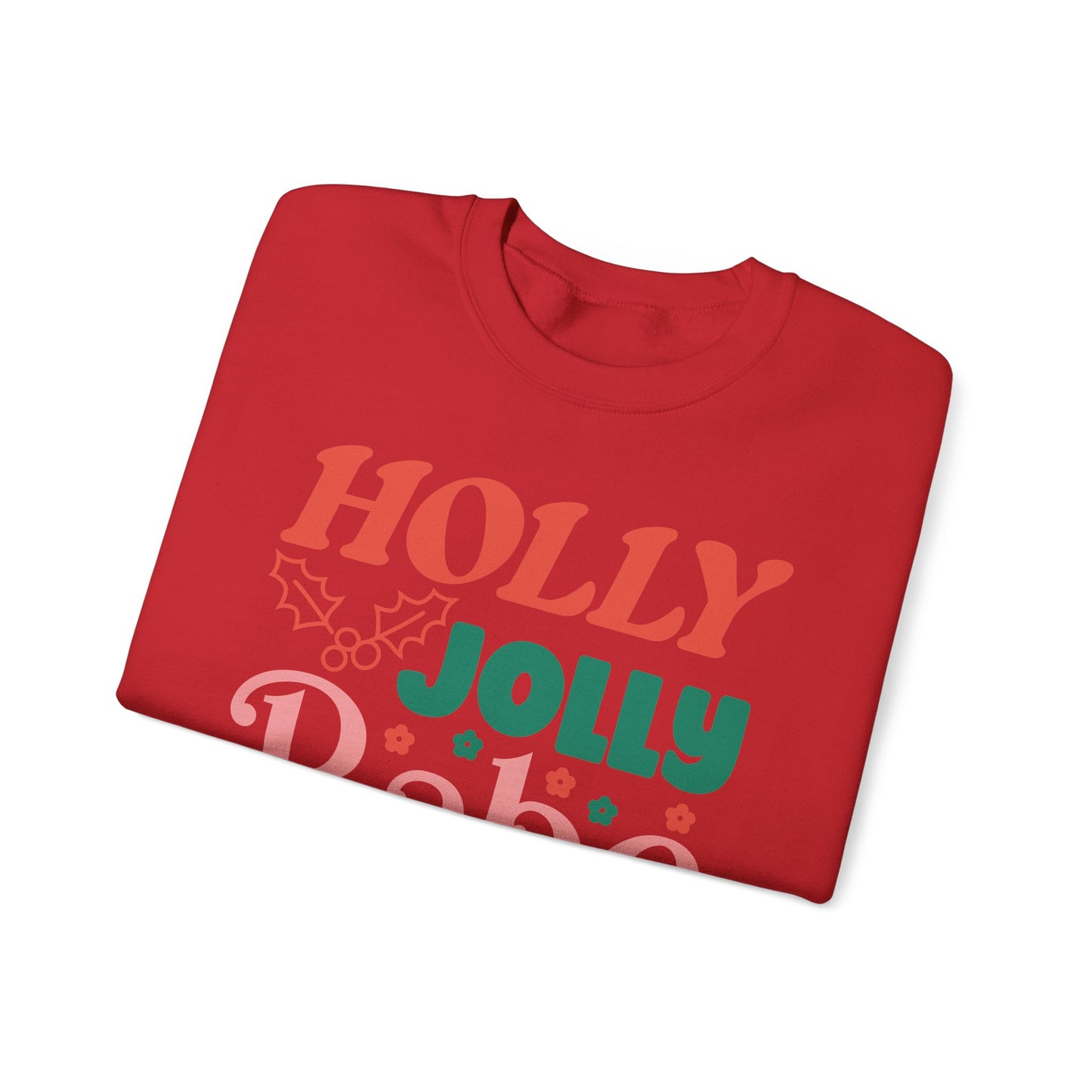 🎀✨ Holly Jolly Babe Retro Crewneck – Cute, Cozy & Festive