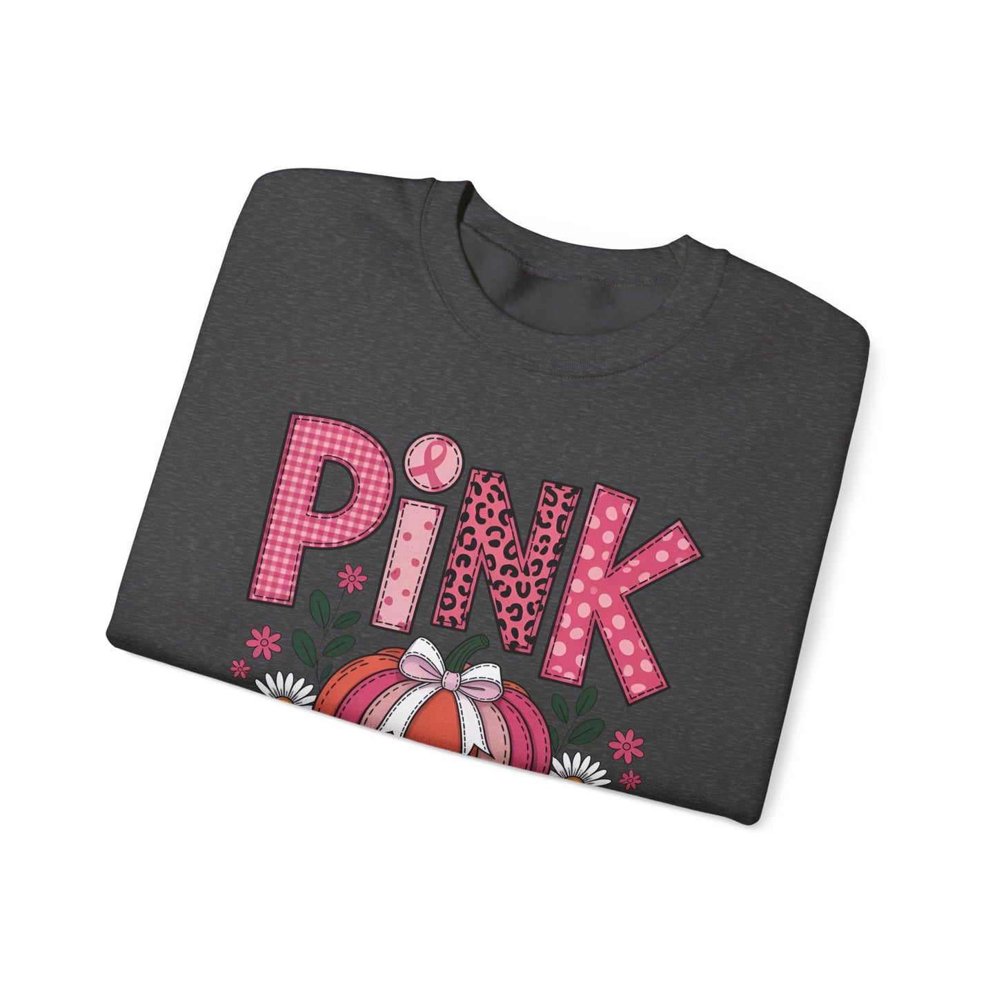 🎃🎀 Pink Out Pumpkin Sweatshirt – Fall Breast Cancer Awareness