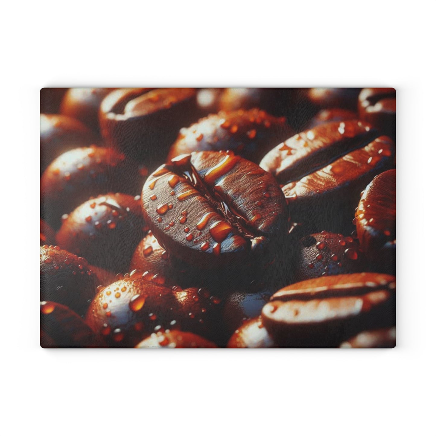 Roasted Coffee Bean Cutting Board – Bold Kitchen Café Art