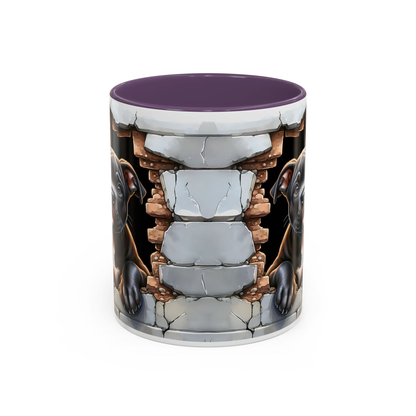 🐶☕ Pit Bull Puppy Accent Mug – Cute Breakthrough Pup Design ✨