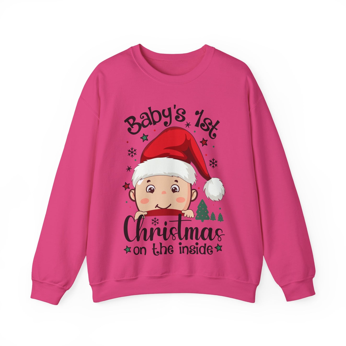 🎅🌲 Santa Baby Christmas Sweatshirt – Adorable Holiday Crewneck