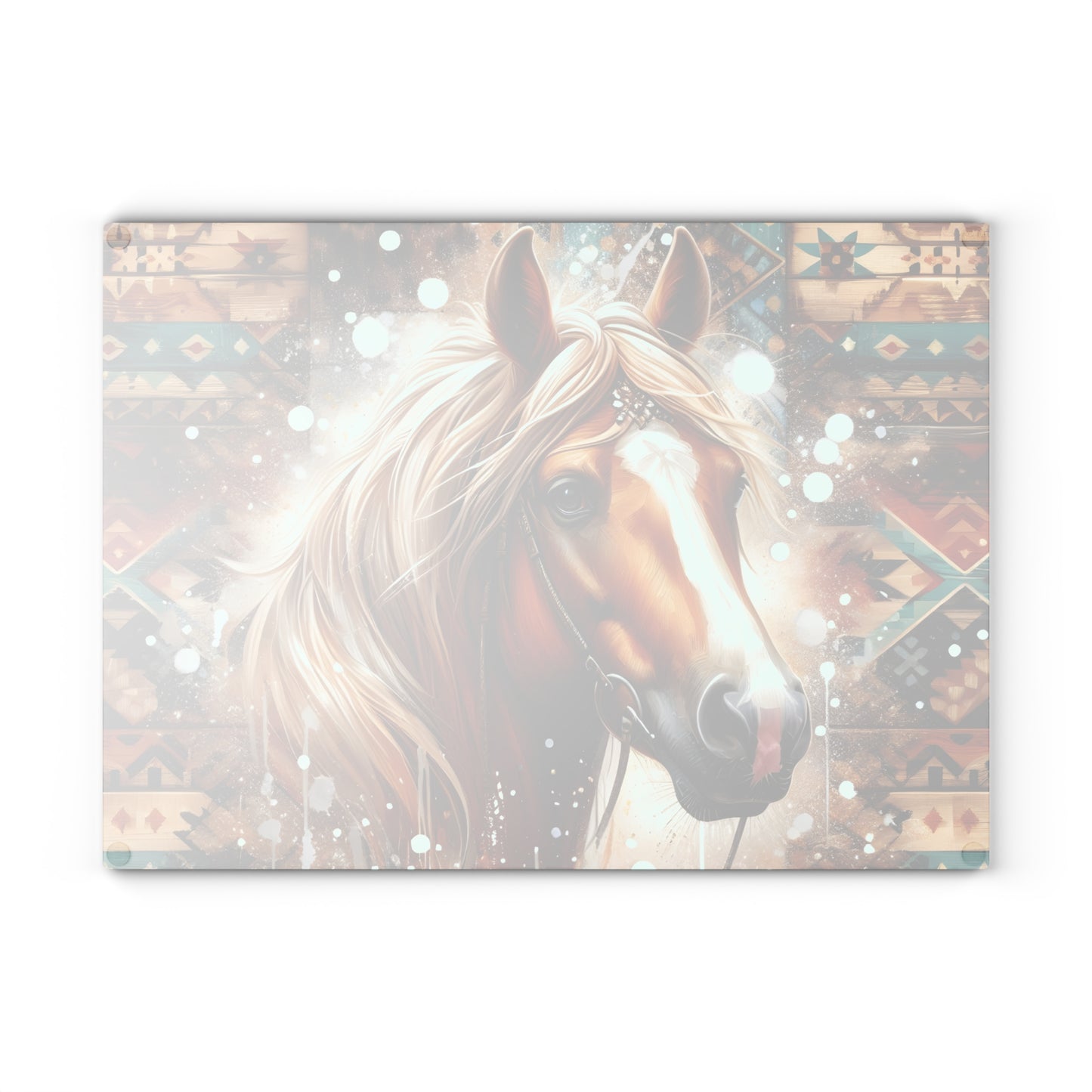🐎🌵 Western Horse Cutting Board – Rustic Boho Aztec Kitchen Décor 🤎✨