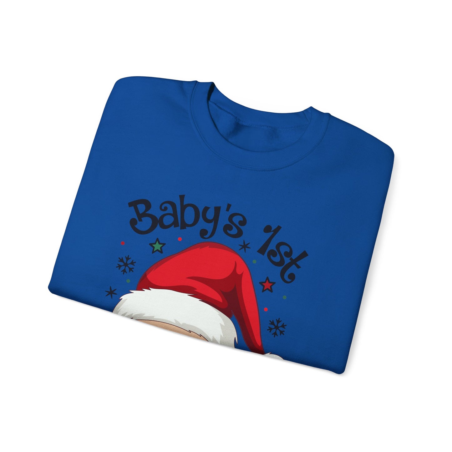 🎅🌲 Santa Baby Christmas Sweatshirt – Adorable Holiday Crewneck