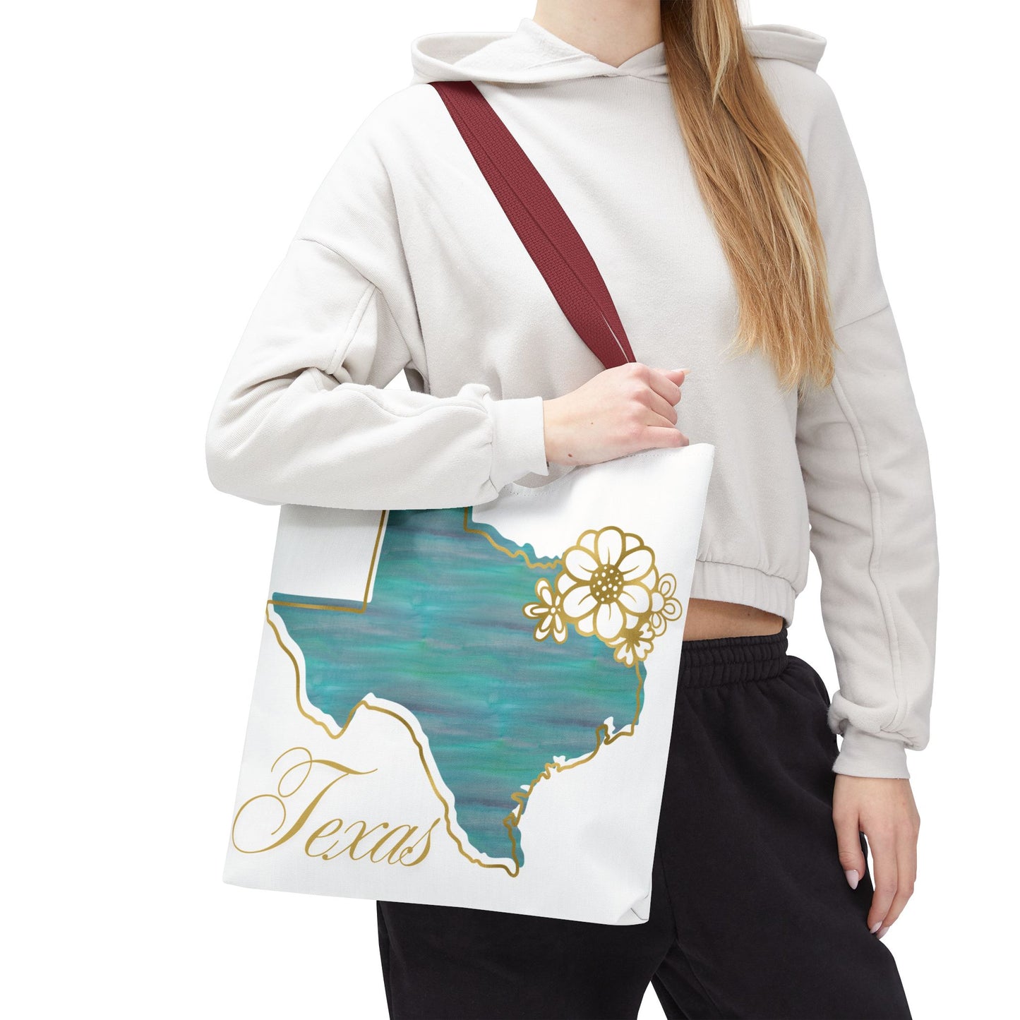 🎨 Texas State Floral Tote Bag – Elegant, Practical & Southern Charm 🌸