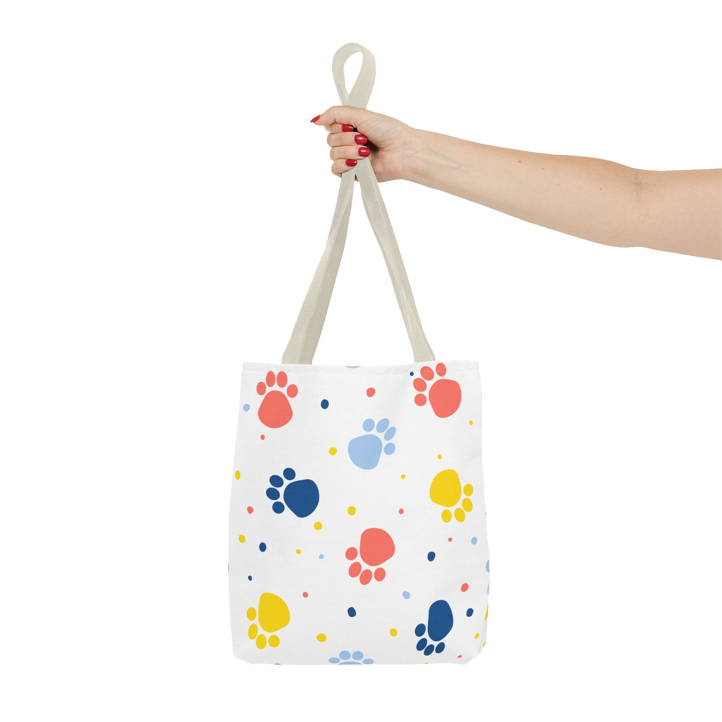Bolsa de mano con estampado de patas | Para llevar a diario, ideal para amantes de las mascotas