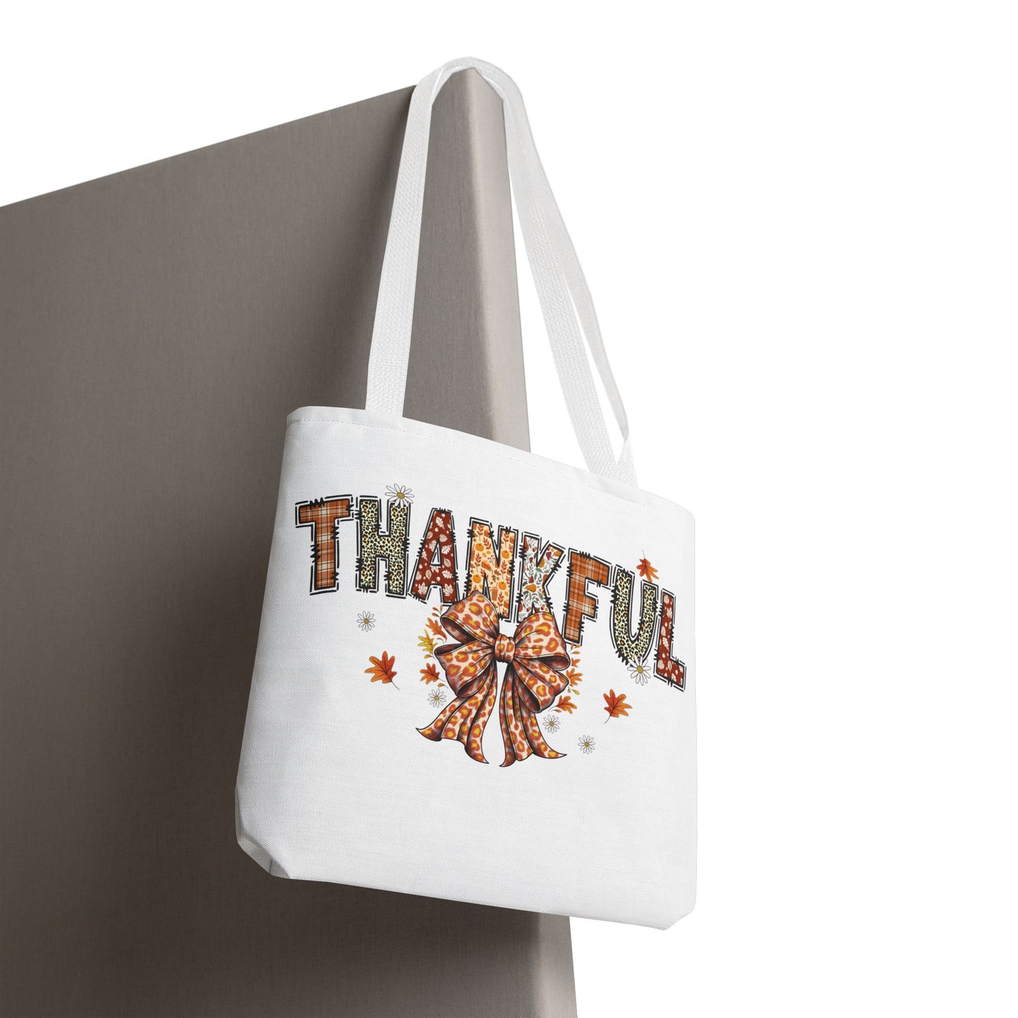 🧡 Thankful Tote Bag – Leopard Prints & Autumn Vibes in One Cozy Carryall 🍁