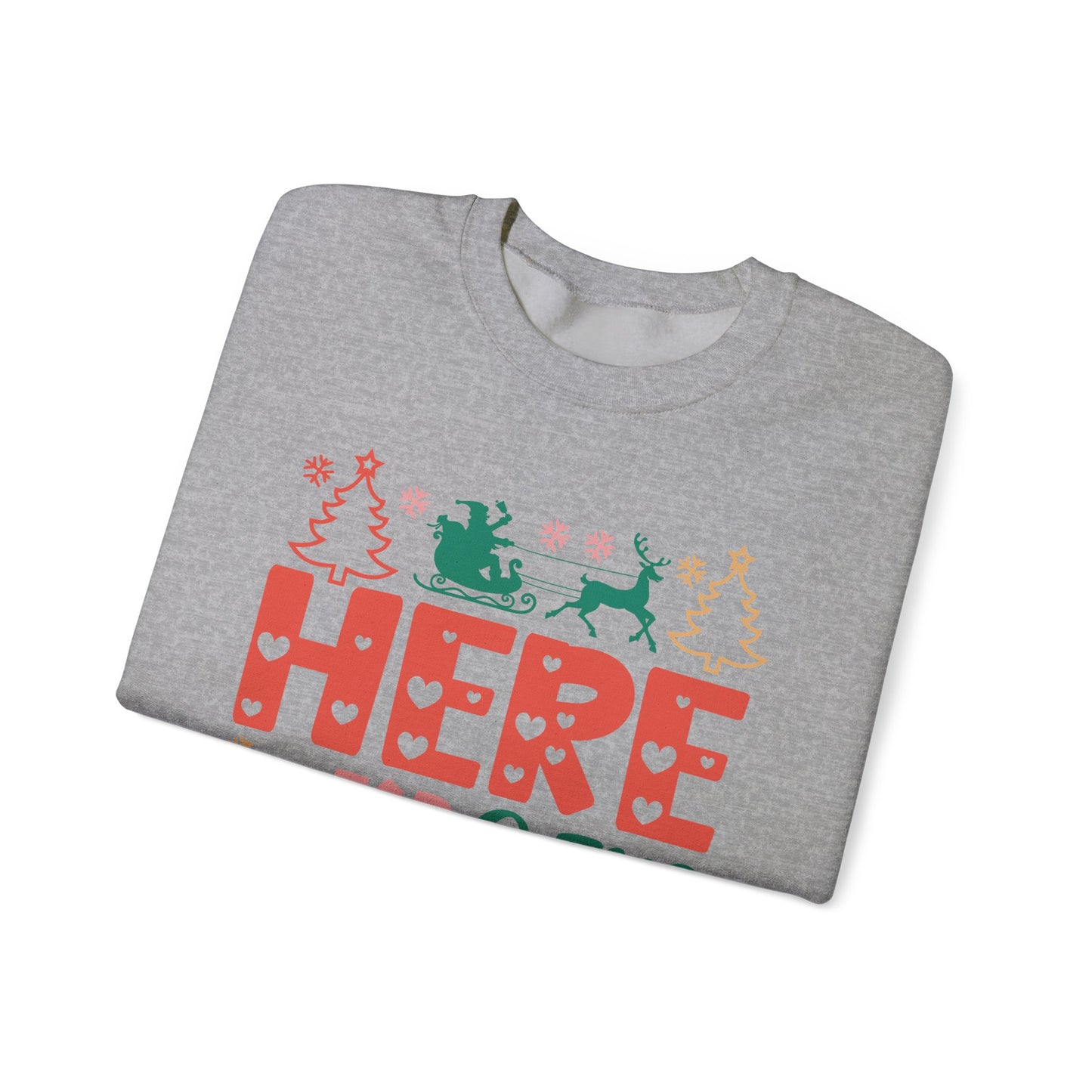 🎄🍪 Here For The Cookies Crewneck – Cute Holiday Baking Vibes