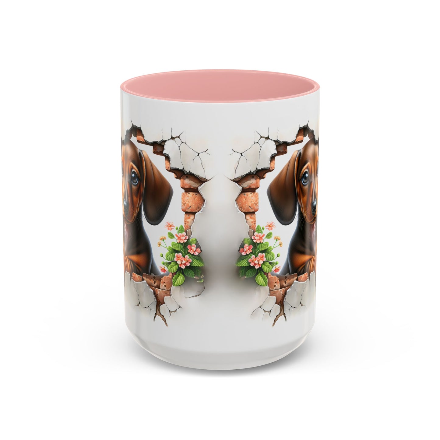 🐾🌭 Dachshund Puppy Accent Mug – Adorable Doxie Coffee Cup ☕❤️