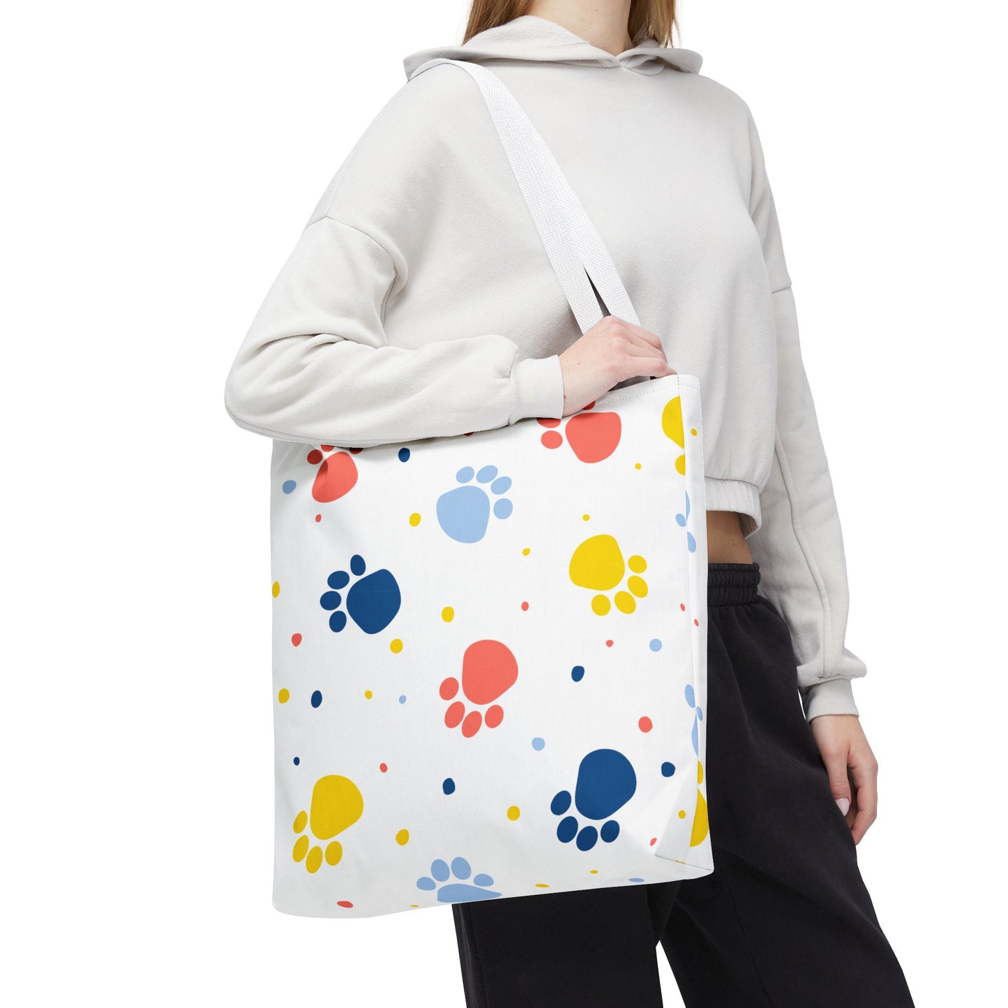 Bolsa de mano con estampado de patas | Para llevar a diario, ideal para amantes de las mascotas