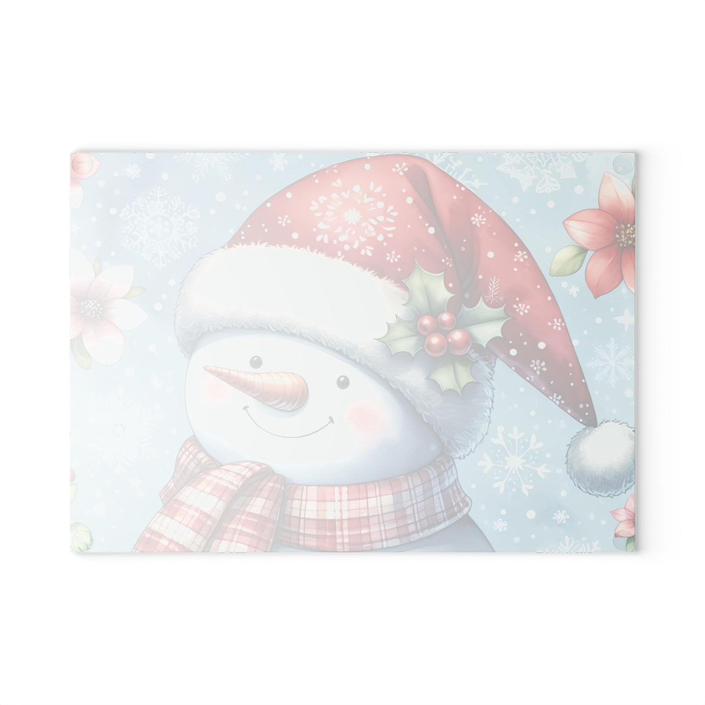 ⛄❄️ Snowman Christmas Cutting Board – Cozy Winter Charm for Your Holiday Kitchen 🎄✨