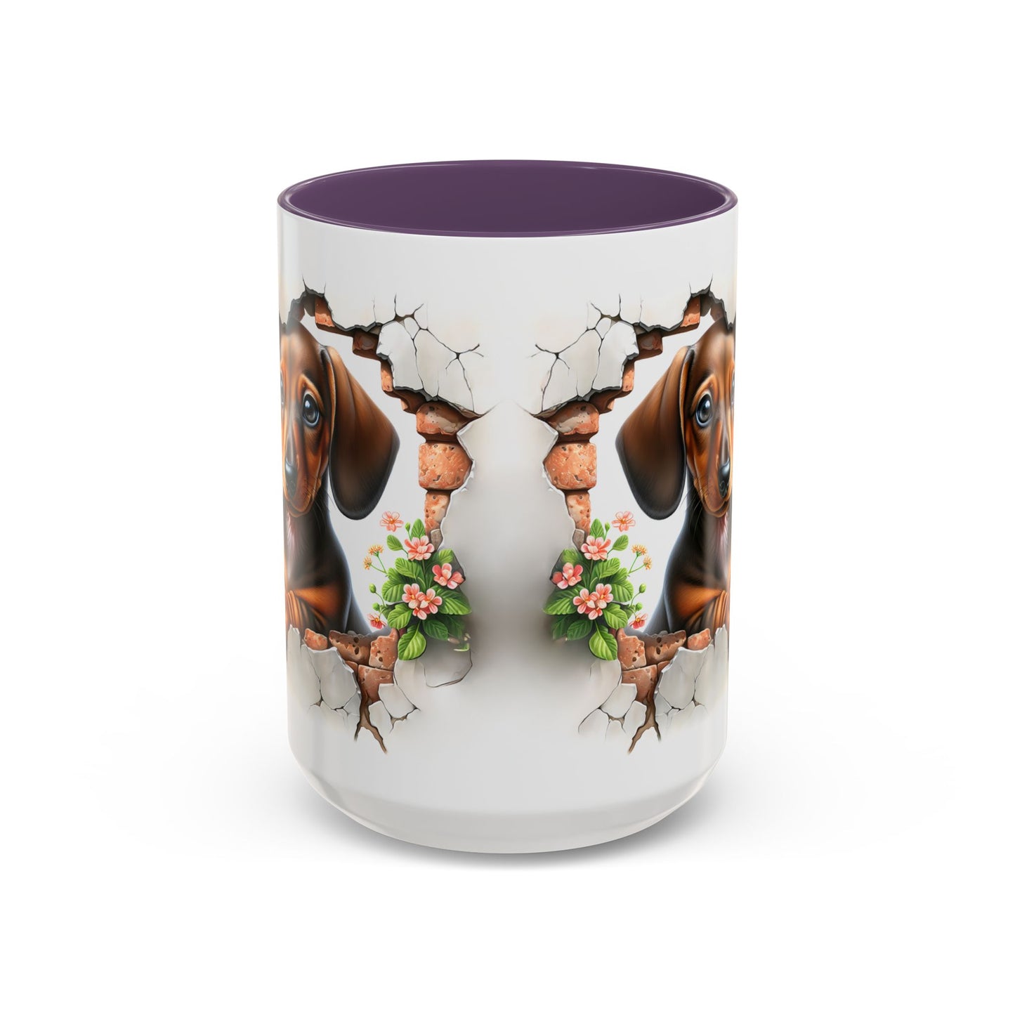 🐾🌭 Dachshund Puppy Accent Mug – Adorable Doxie Coffee Cup ☕❤️