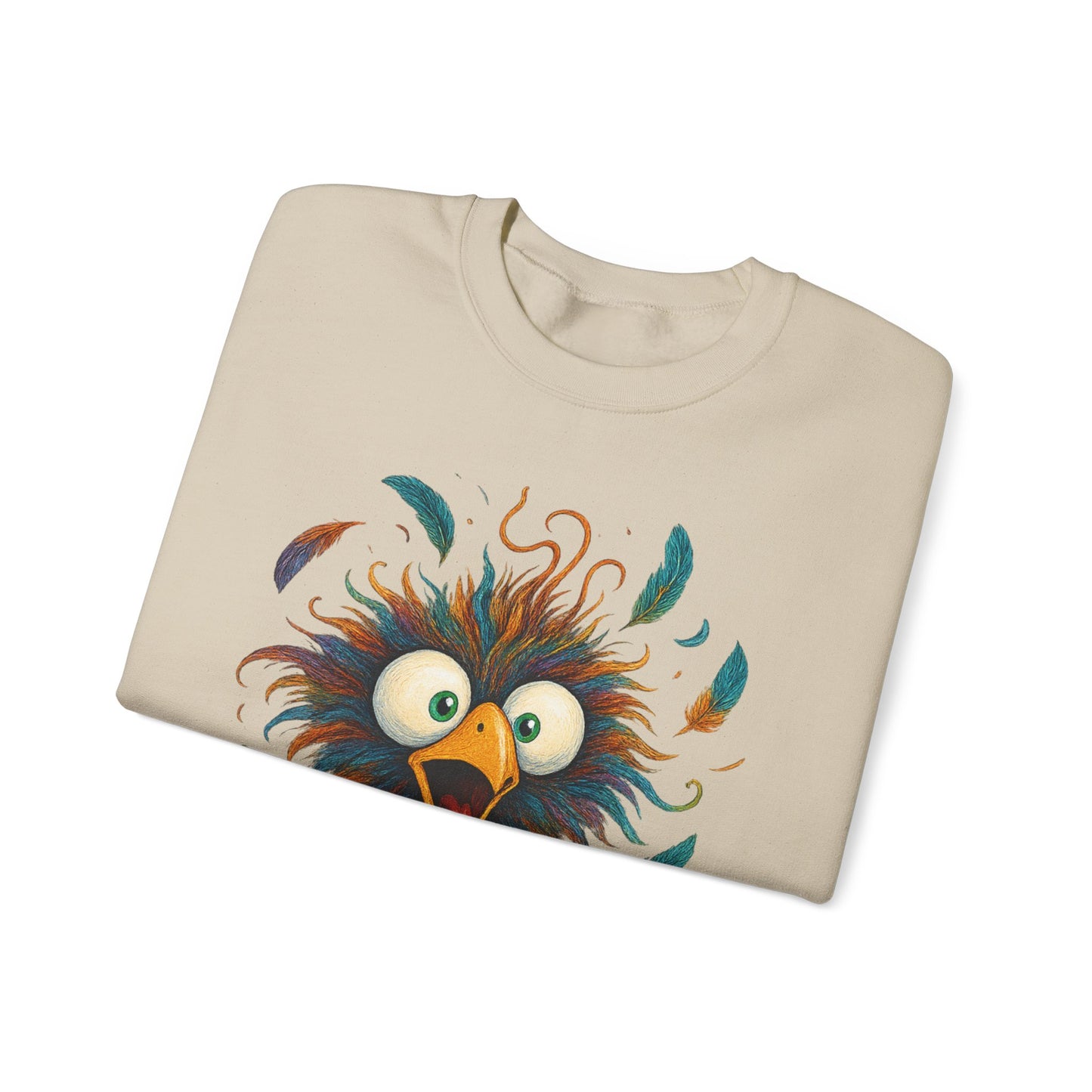 🍂🪽 F.CAW.F Funny Bird Sweatshirt – Quirky Fowl Humor for Everyday Laughs