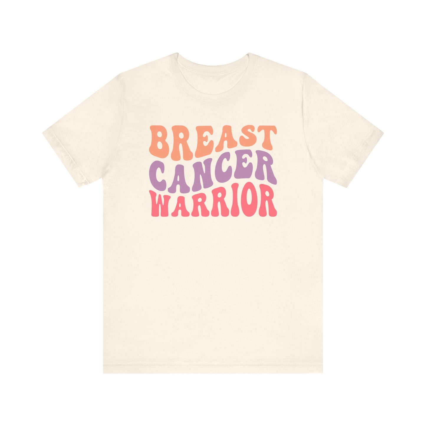 🎗️💪 Breast Cancer Warrior T-Shirt – Bold Retro Awareness Tee for Strength & Support 🌸