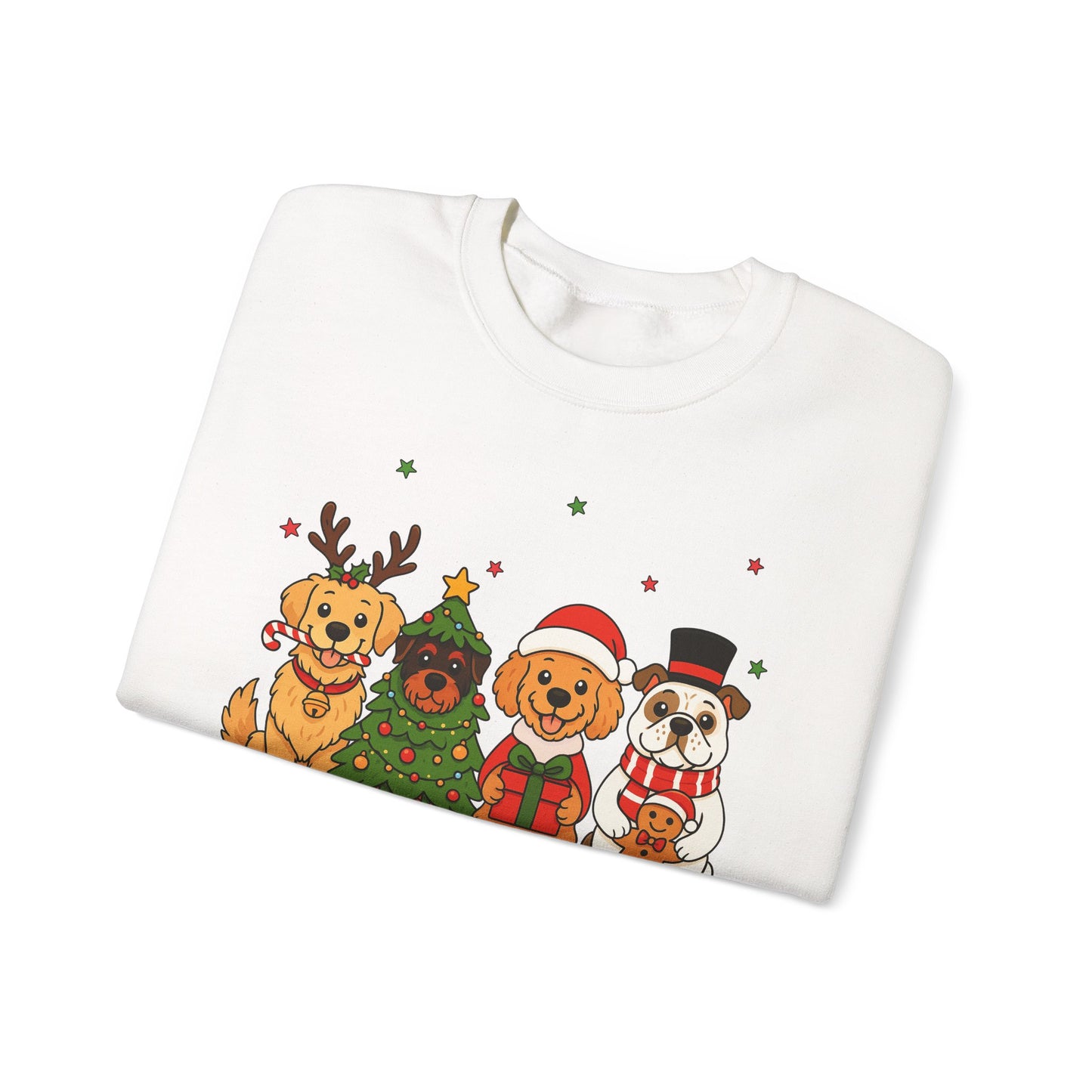 🐶🎄 Merry Woofmas Sweatshirt – Festive Dog Lovers Holiday Crewneck
