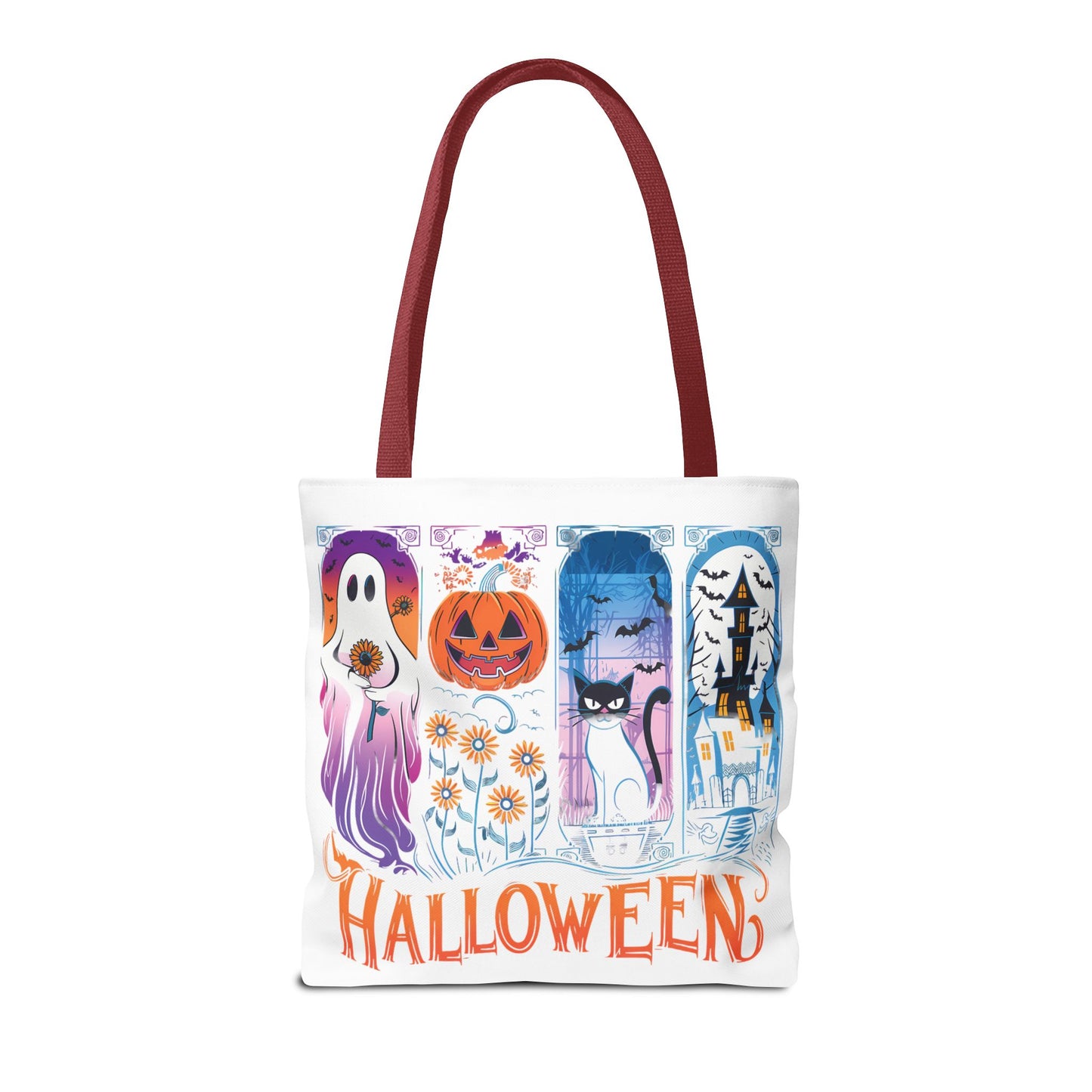 🎃 Haunted Halloween Tote Bag – Spooky Style with Autumn Vibes 👻