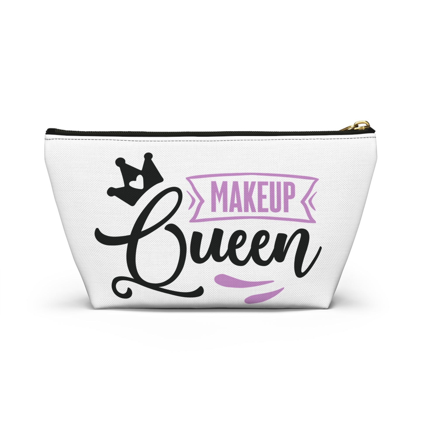 Accessory Pouch – "Makeup Queen" Purple Makeup Bag