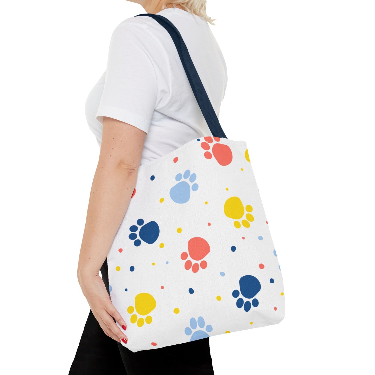 Bolsa de mano con estampado de patas | Para llevar a diario, ideal para amantes de las mascotas