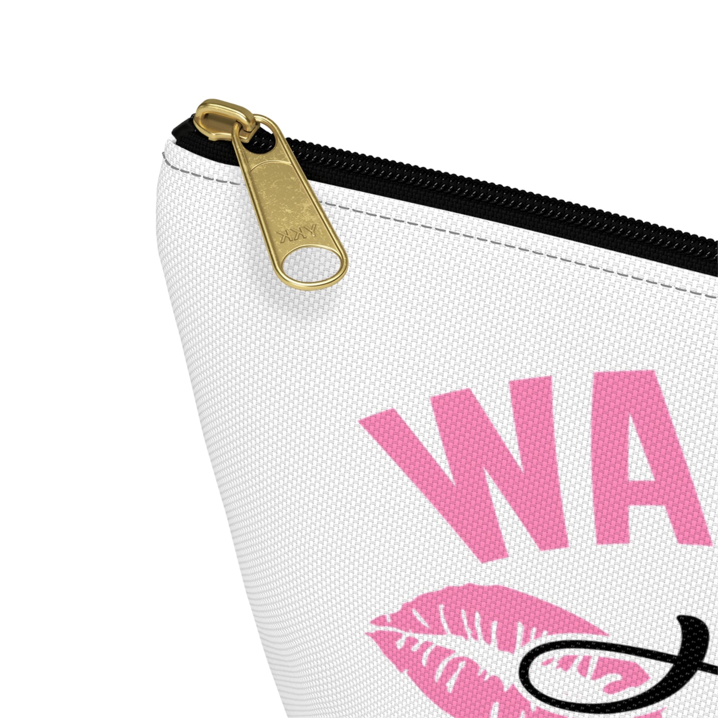 Accessory Pouch – "Wake Up And Makeup" Makeup Bag