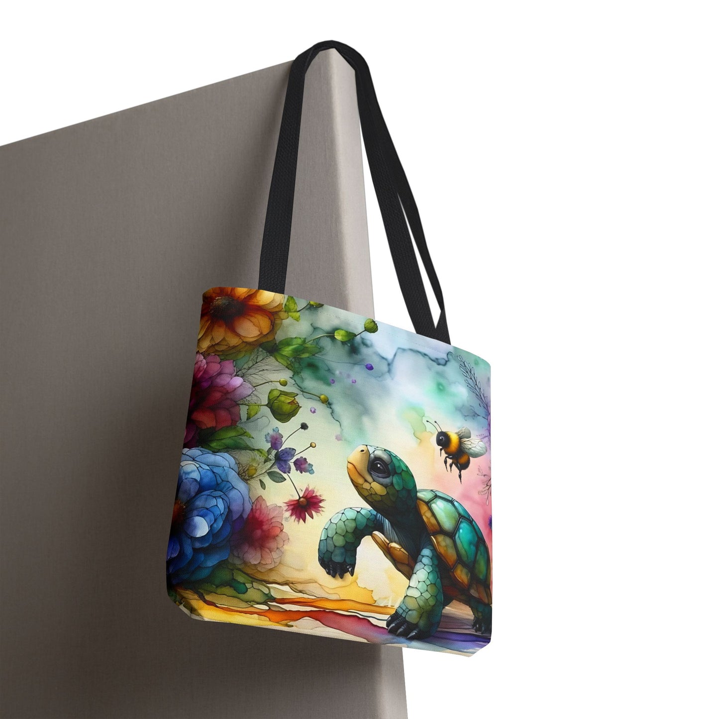 Bolsa de mano - Diseño de tortugas coloridas