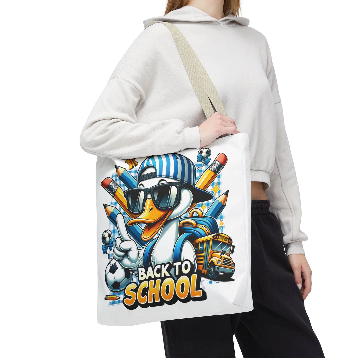 🦆 Cool Duck Back to School Tote – Waddle into the School Year in Style 🏫
