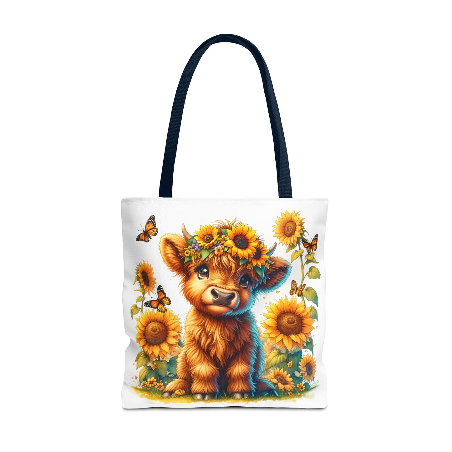 Bolsa de mano de vaca de las Tierras Altas: estética rústica de granja, bolsa de compras reutilizable con un toque rústico y chic, regalo inspirado en la naturaleza para amantes de los animales.