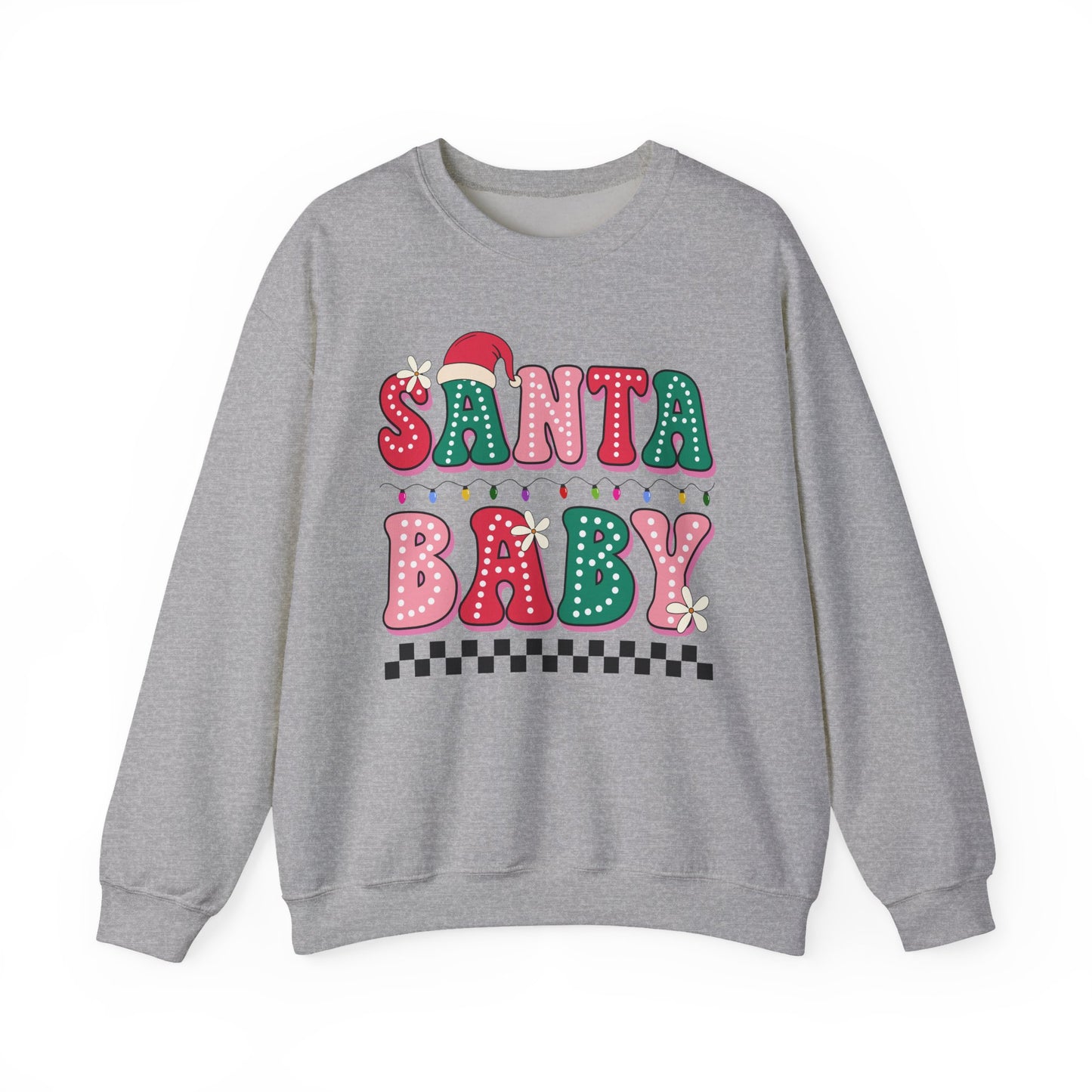 🎅✨ Santa Baby Retro Sweatshirt – Cute & Festive Holiday Style