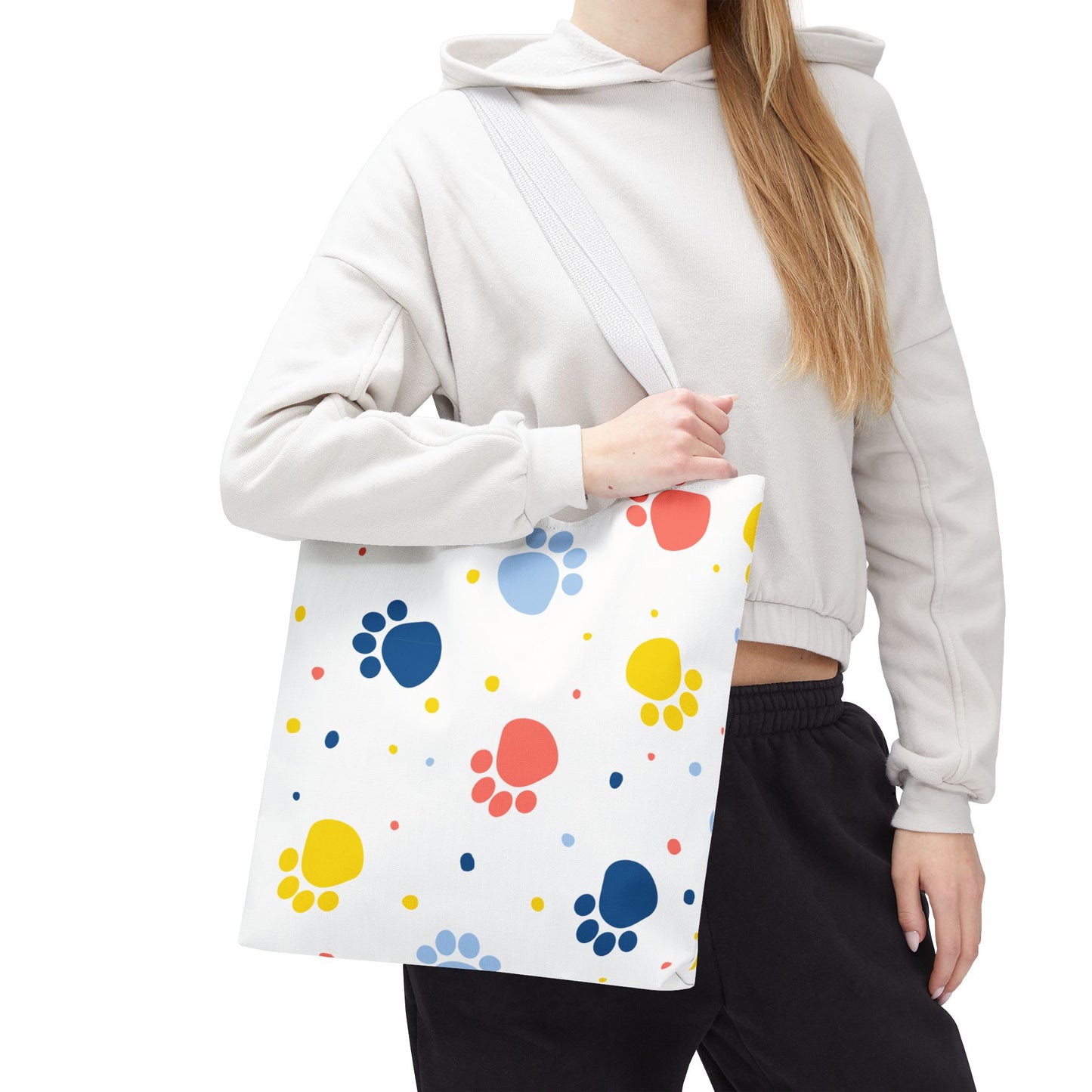 Bolsa de mano con estampado de patas | Para llevar a diario, ideal para amantes de las mascotas