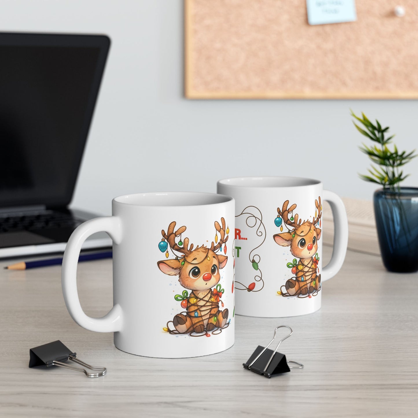 🦌🎄 Oh Deer… I Did It Again Christmas Mug – Cute Reindeer Coffee Cup ✨☕