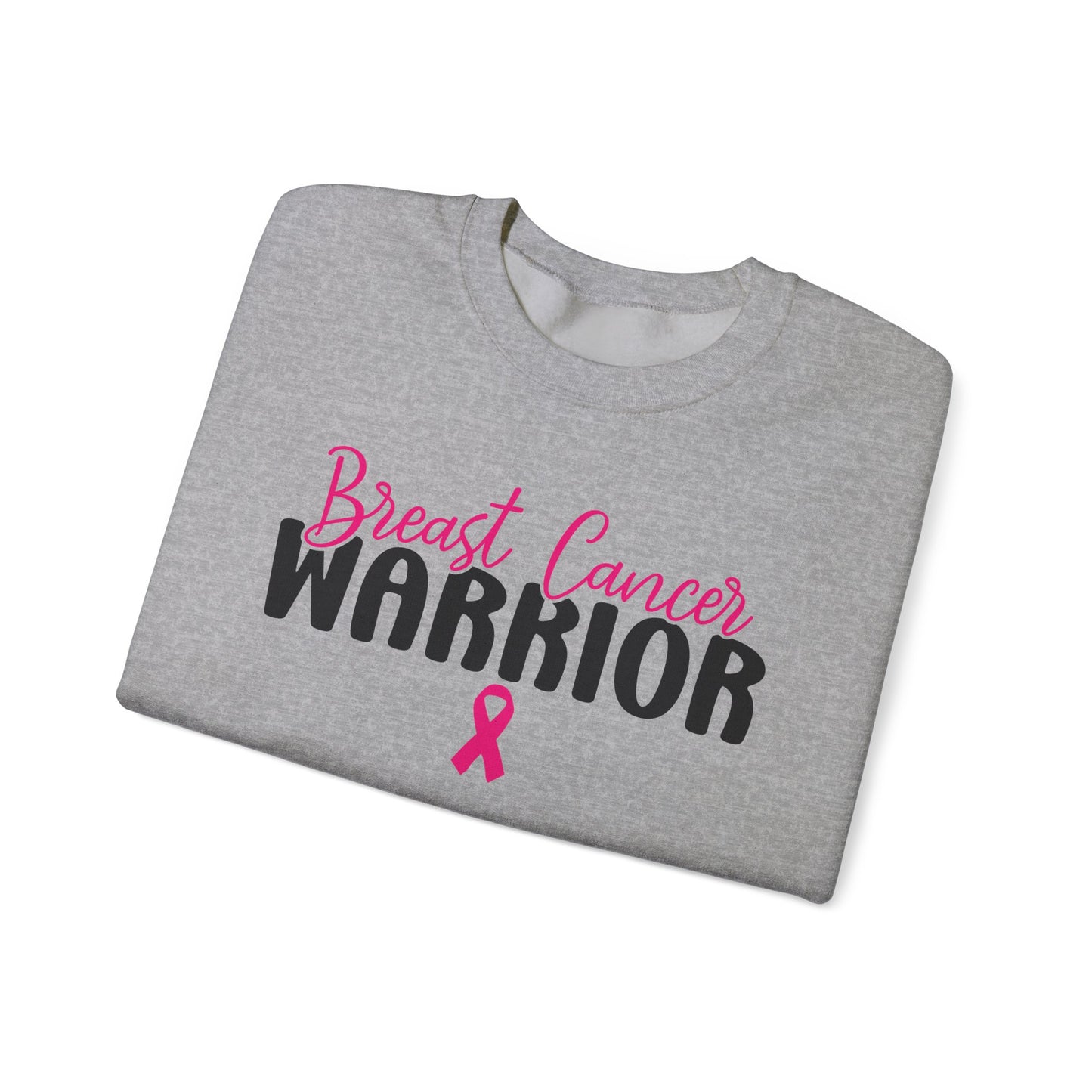 🎀💪 Breast Cancer Warrior Sweatshirt – Survivor Strength & Awareness Crewneck