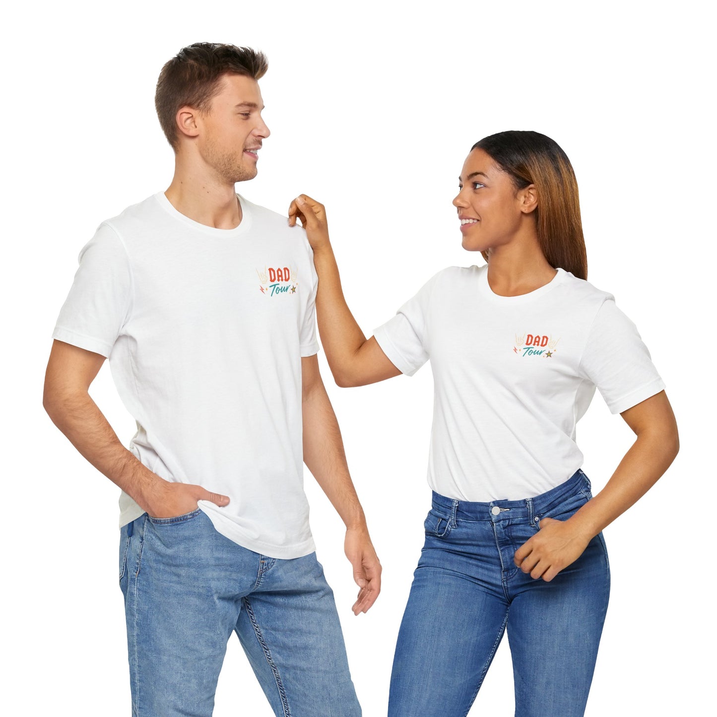 🎤 DAD TOUR – Camiseta divertida para papá inspirada en un concierto