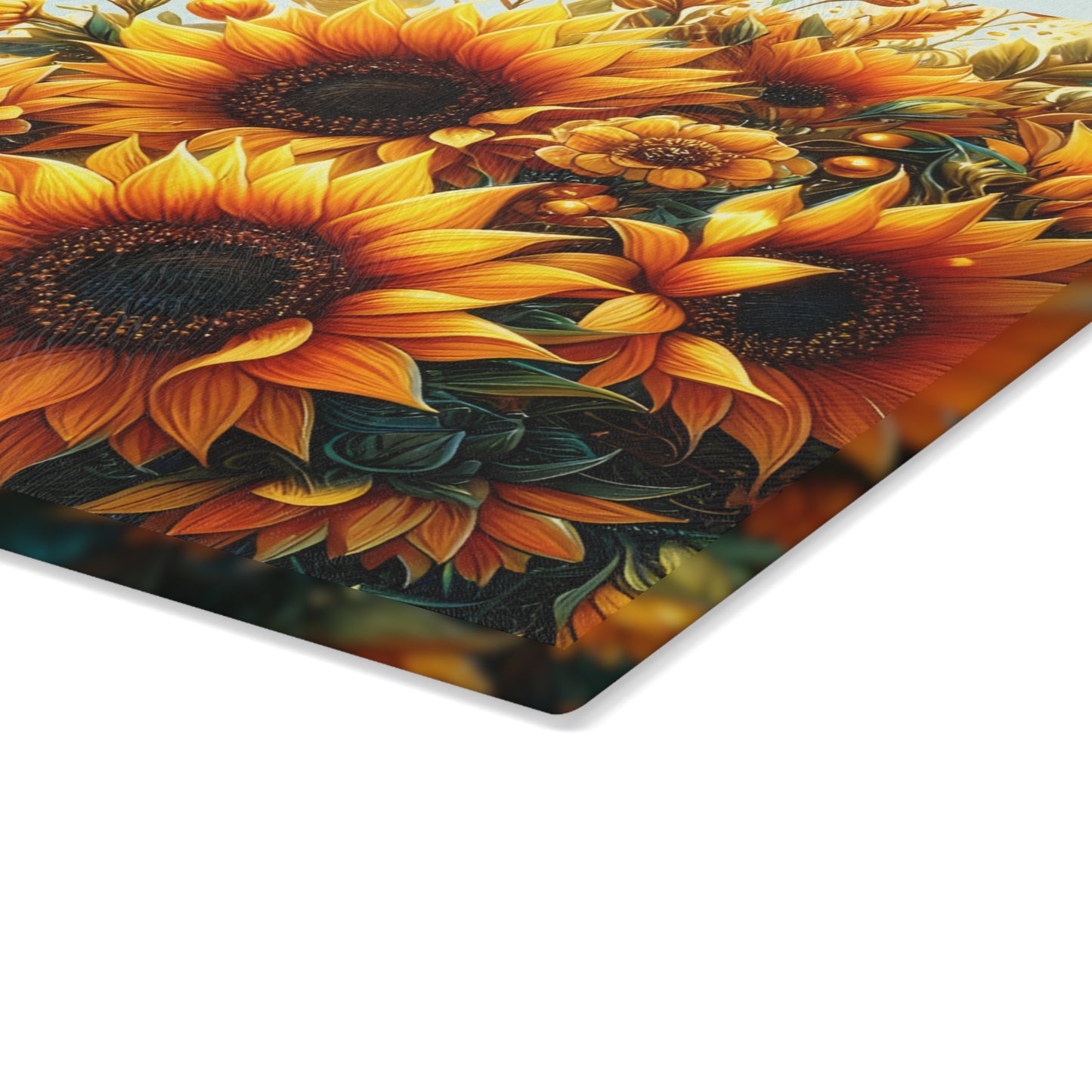 🌻 Sunflower Radiance Cutting Board – Brighten Your Kitchen with Golden Charm ☀️