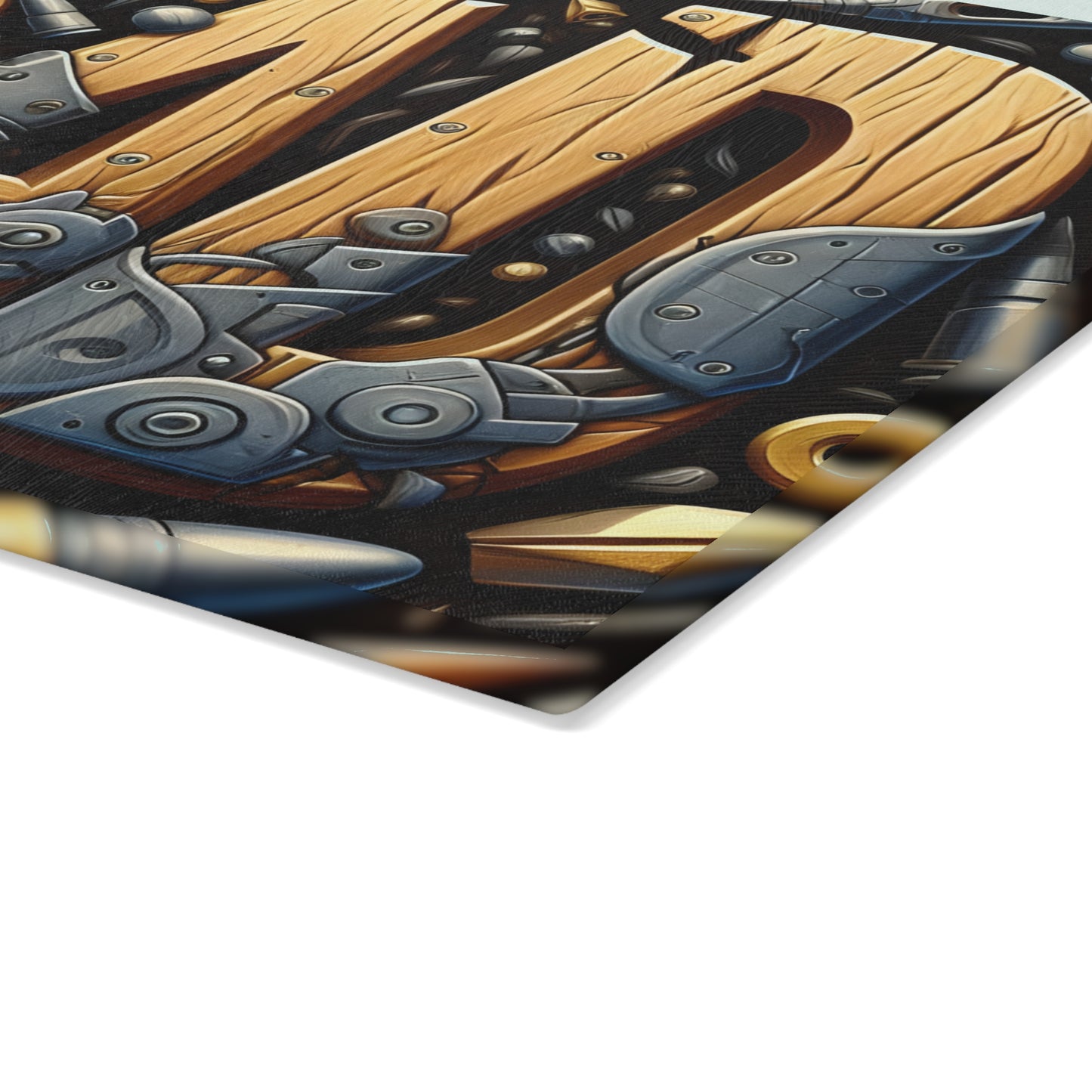 🛠️🔧 Dad Gear Cutting Board – Rugged Style for the Handyman Kitchen 🪚