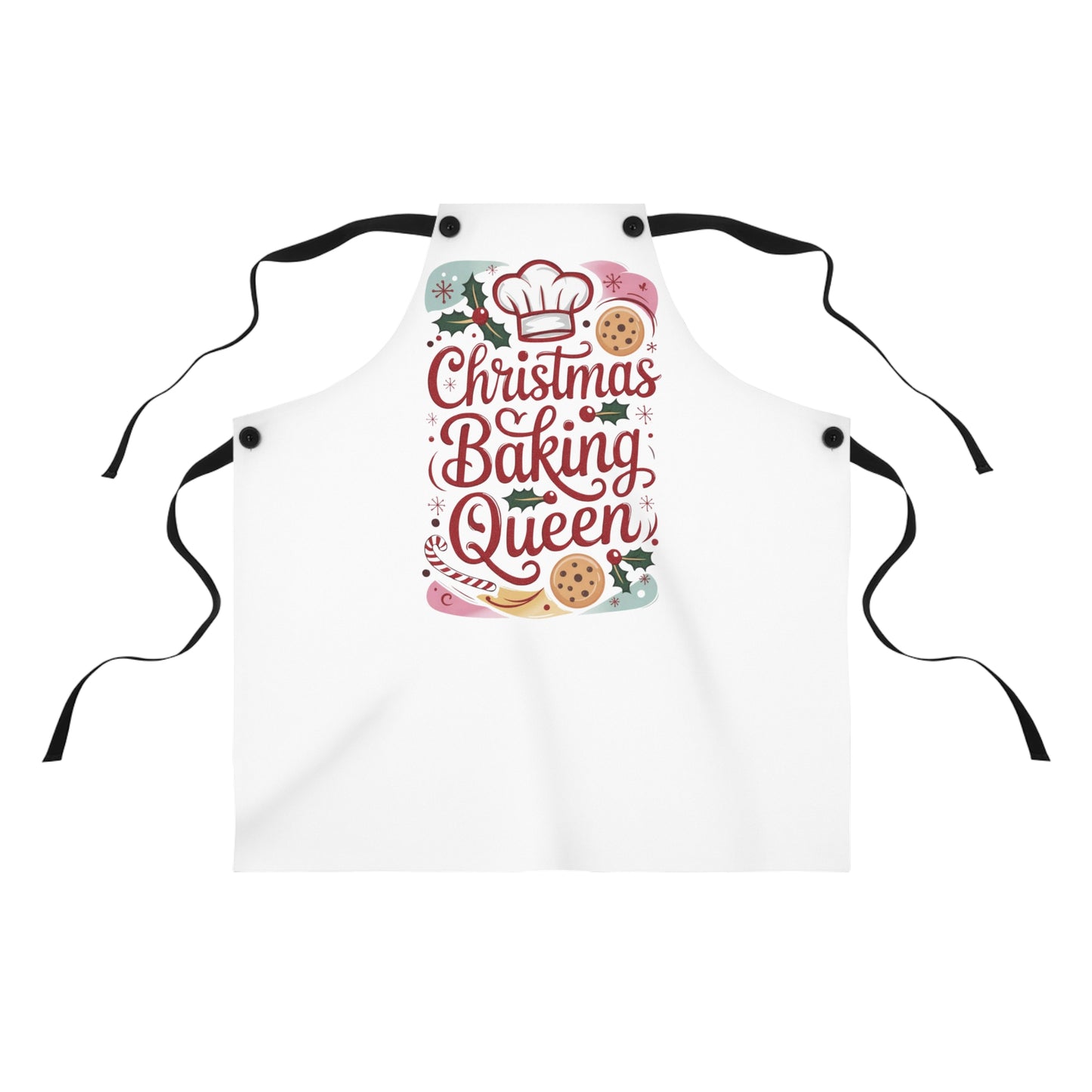 🍪👑 Christmas Baking Queen Apron – Crown the Queen of the Holiday Kitchen