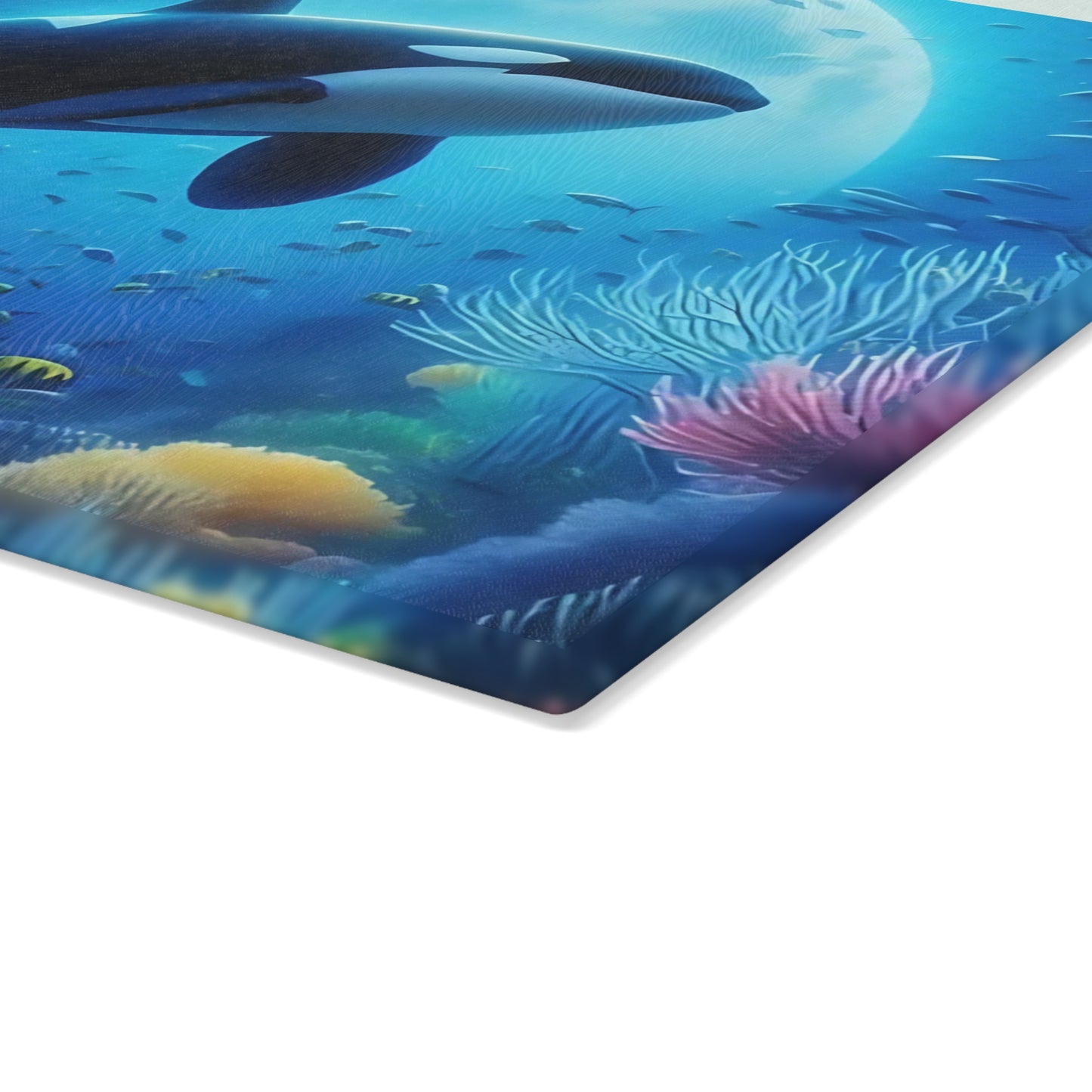 🐋 Ocean Majesty Orca Cutting Board – Underwater Wonder for Your Kitchen 🌊