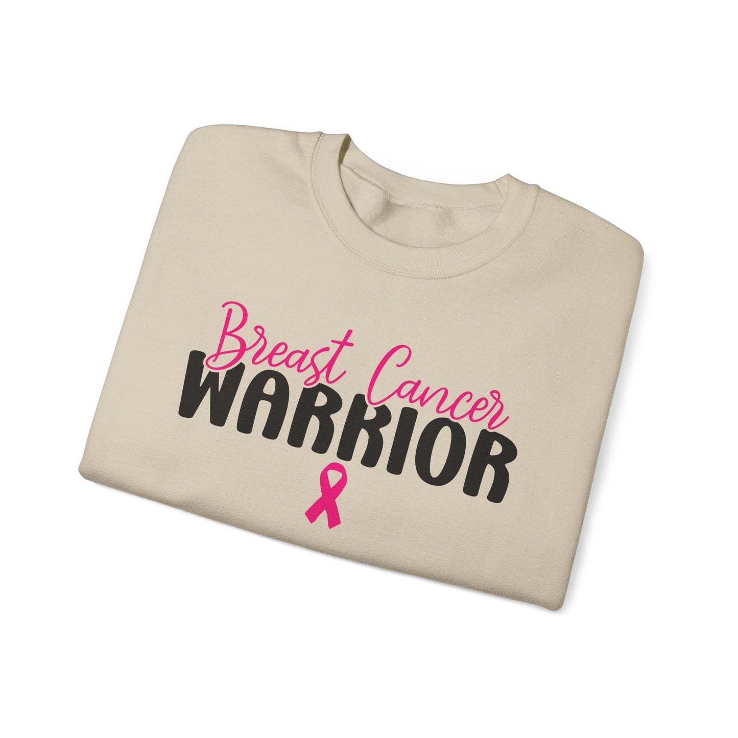 🎀💪 Breast Cancer Warrior Sweatshirt – Survivor Strength & Awareness Crewneck