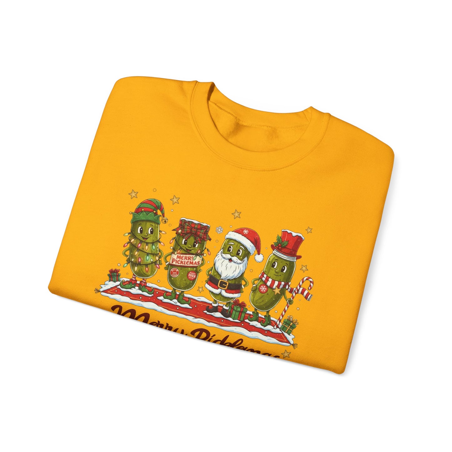 🎄🥒 Merry Picklemas Sweatshirt – Funny Holiday Dill-Lovers Gift