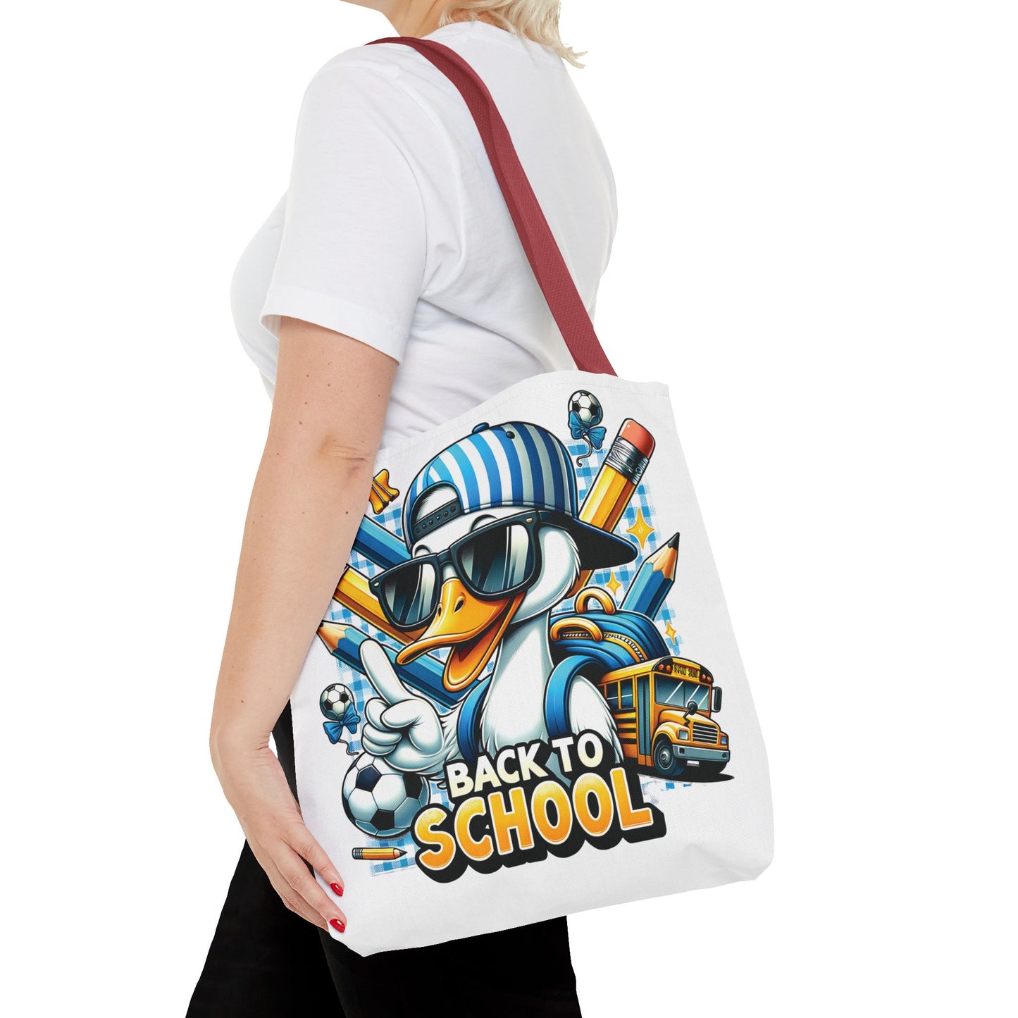 🦆 Cool Duck Back to School Tote – Waddle into the School Year in Style 🏫