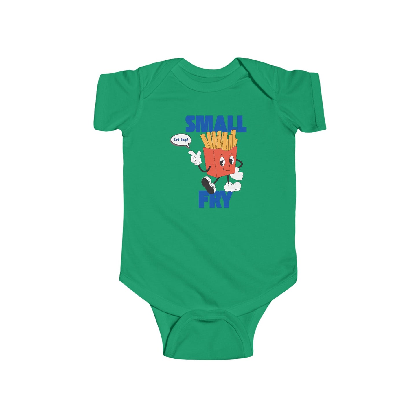 🍼🍟 “Small Fry” Baby Onesie – Cute Funny Outfit for Little Foodies 🍔✨