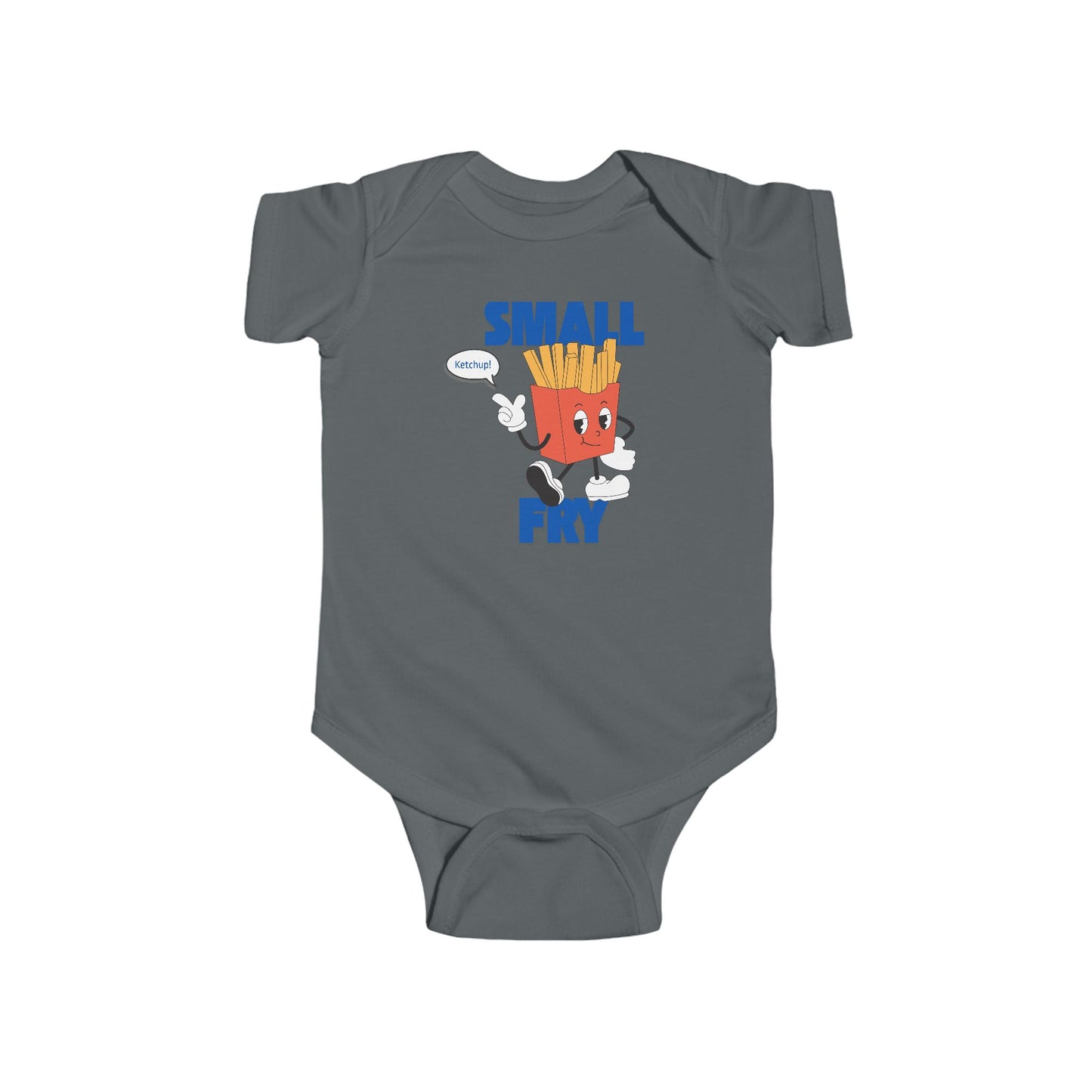 🍼🍟 “Small Fry” Baby Onesie – Cute Funny Outfit for Little Foodies 🍔✨