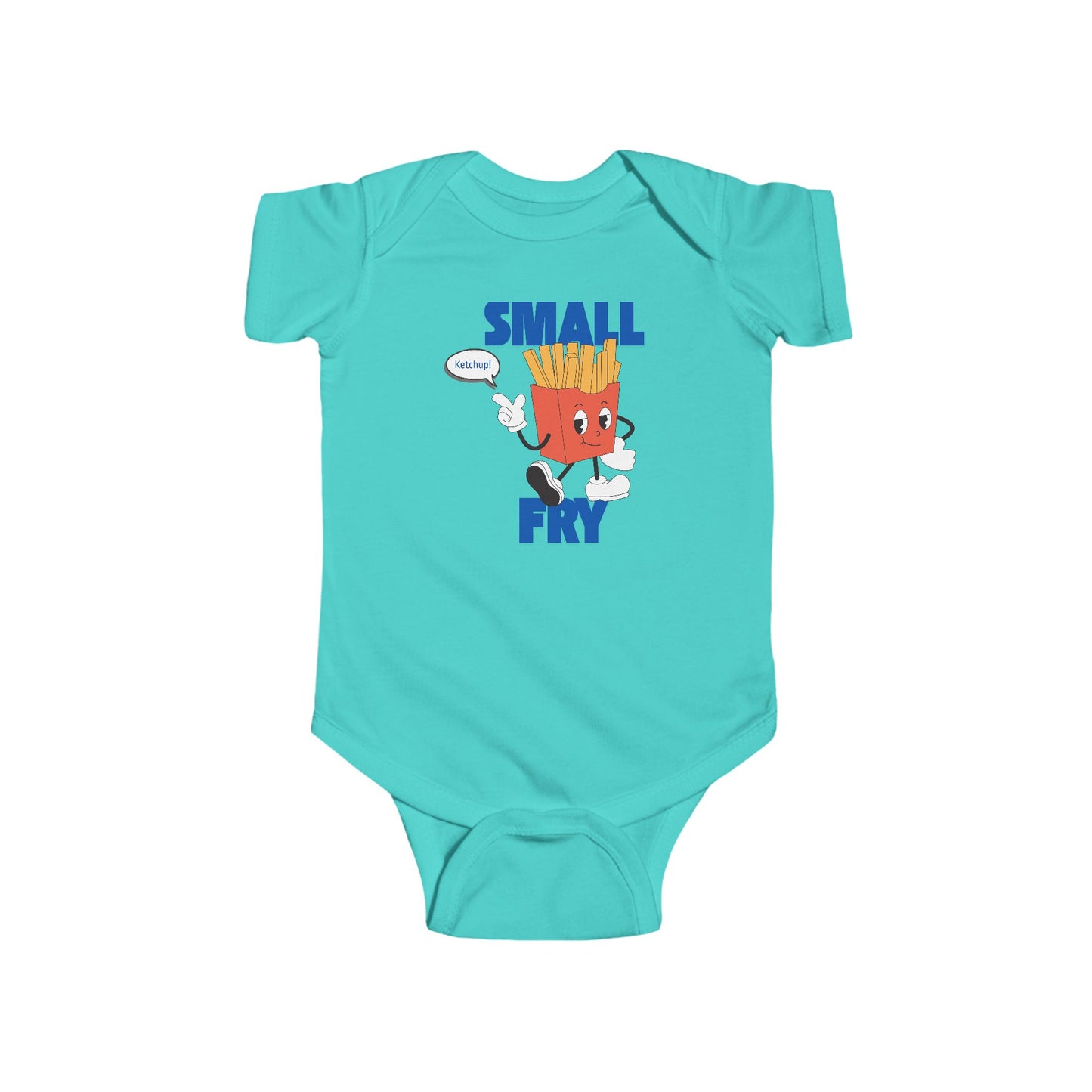 🍼🍟 “Small Fry” Baby Onesie – Cute Funny Outfit for Little Foodies 🍔✨