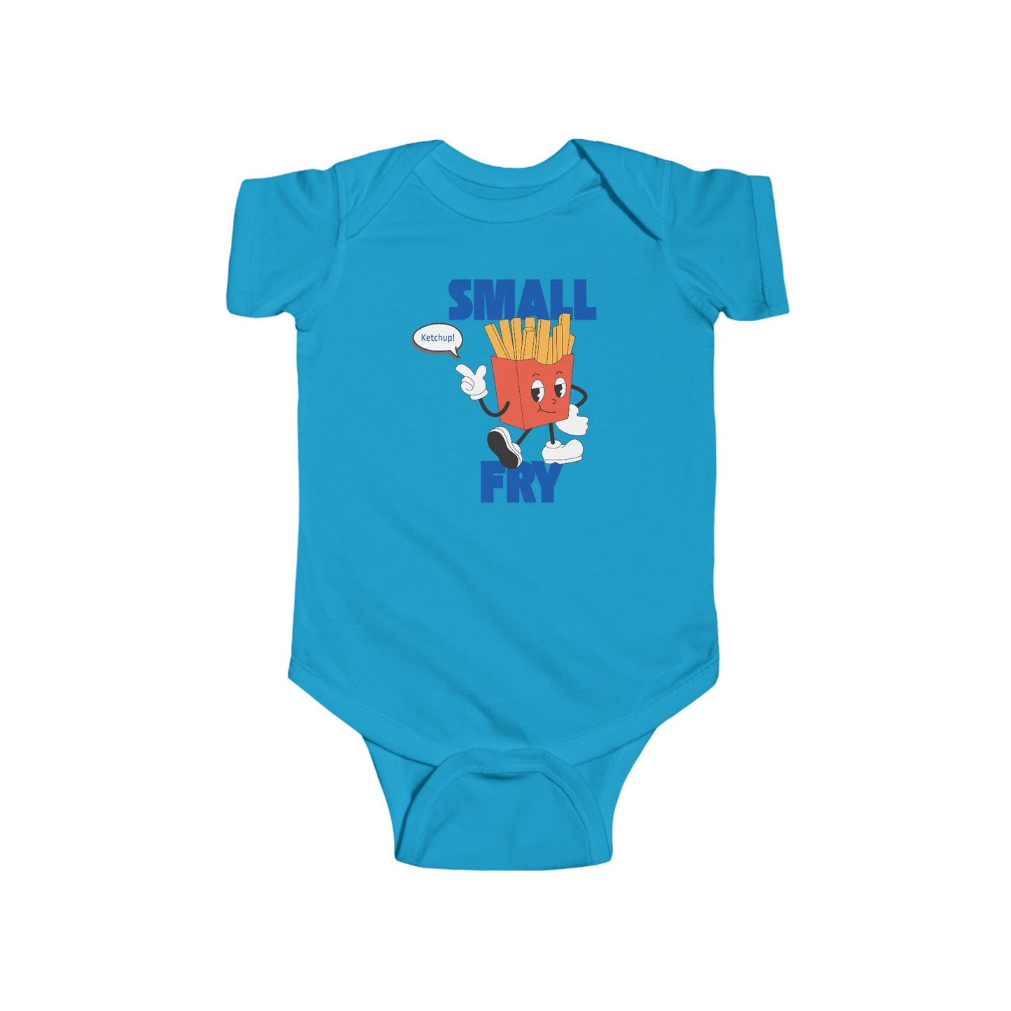 🍼🍟 “Small Fry” Baby Onesie – Cute Funny Outfit for Little Foodies 🍔✨
