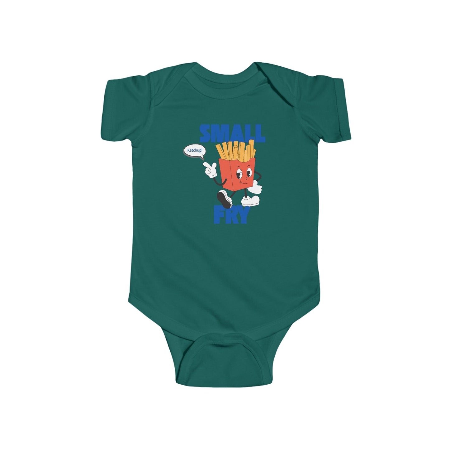 🍼🍟 “Small Fry” Baby Onesie – Cute Funny Outfit for Little Foodies 🍔✨